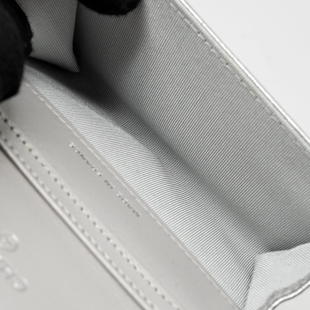 chanel-mini-flap-belt-bag-lambskin-silver-shw