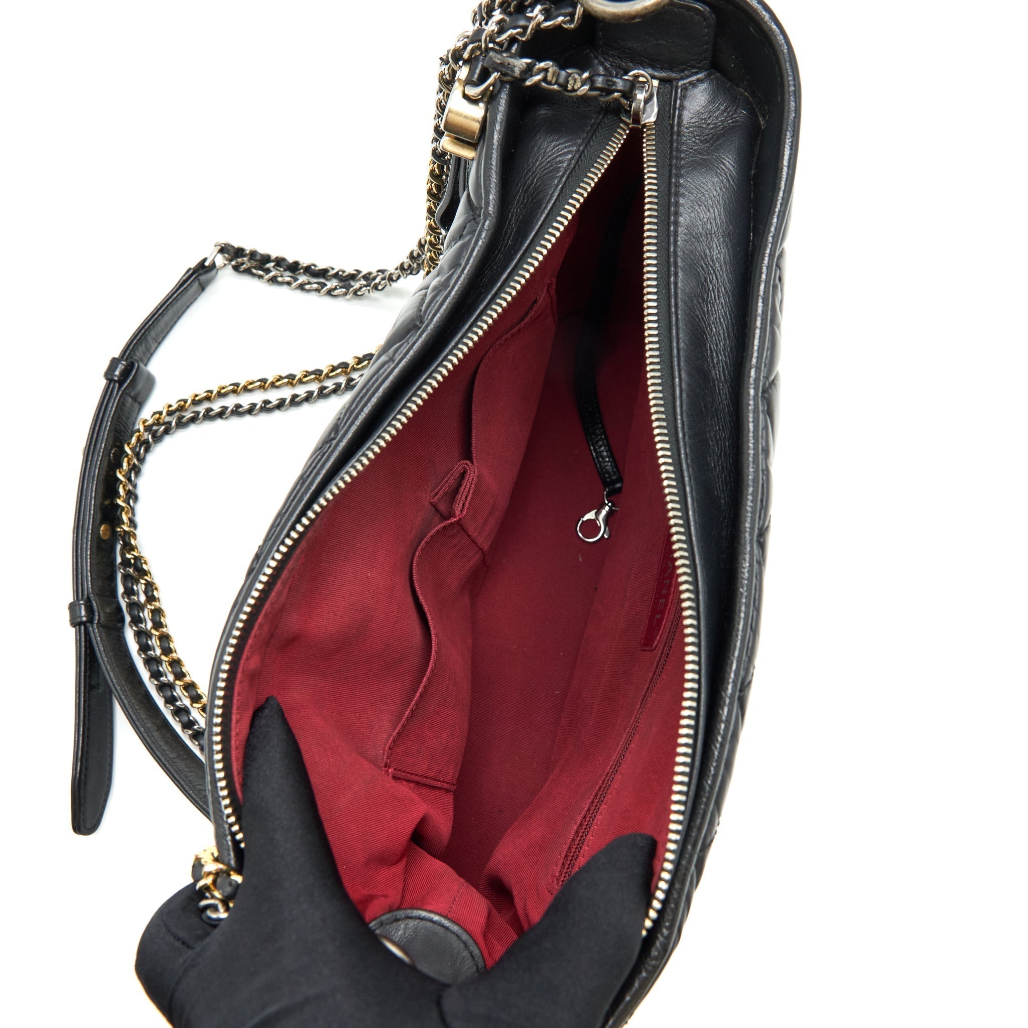 chanel-large-gabrielle-hobo-bag-black-gold-sliver-hardware