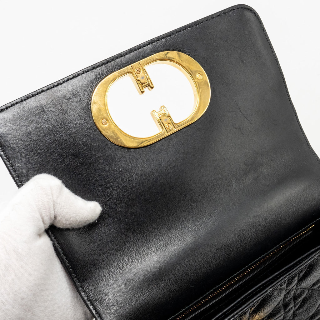 dior-small-caro-bag-calfskin-black-ghw