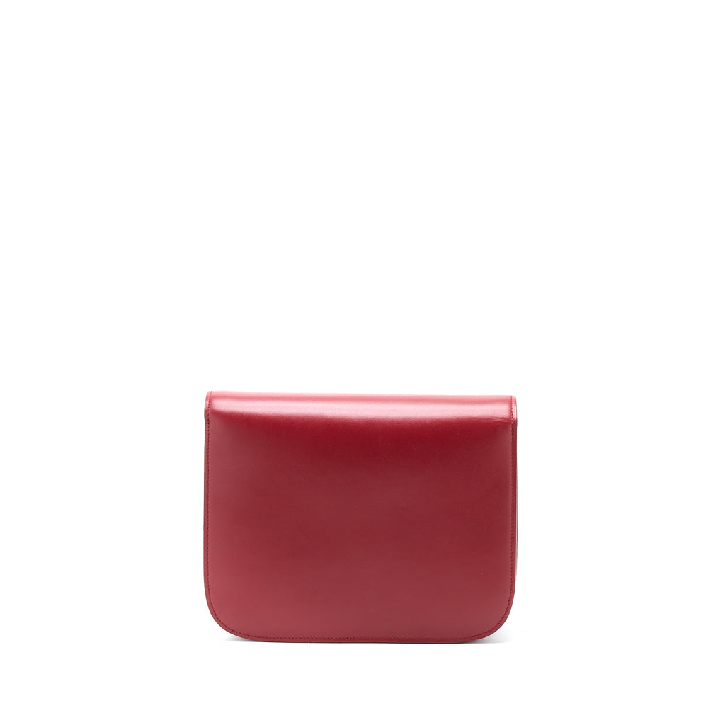 celine-medium-classic-box-calfskin-red-brushed-ghw-1