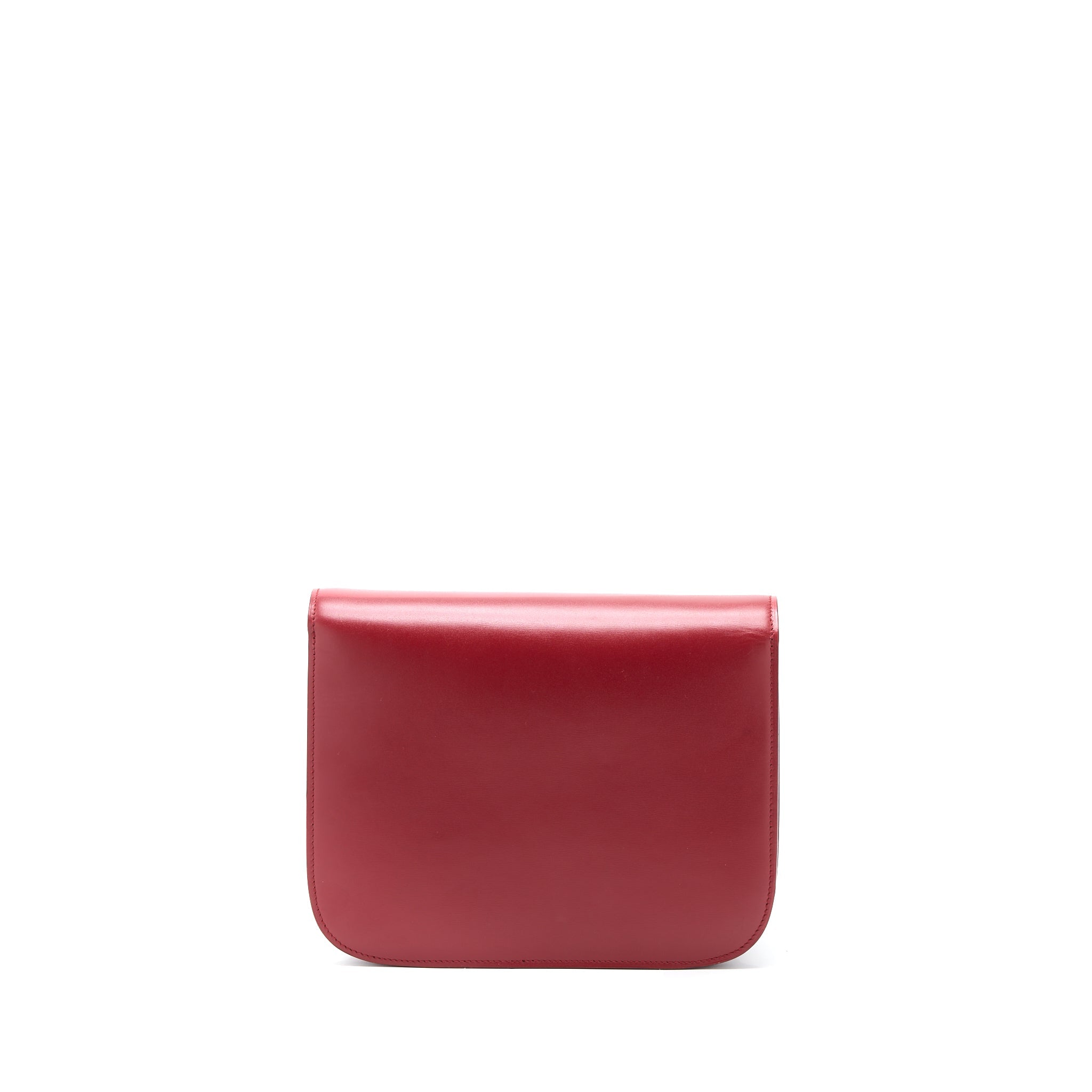 celine-medium-classic-box-calfskin-red-brushed-ghw-1