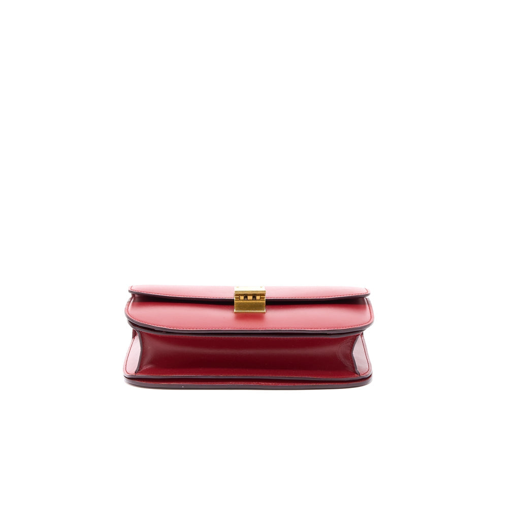celine-medium-classic-box-calfskin-red-brushed-ghw-1