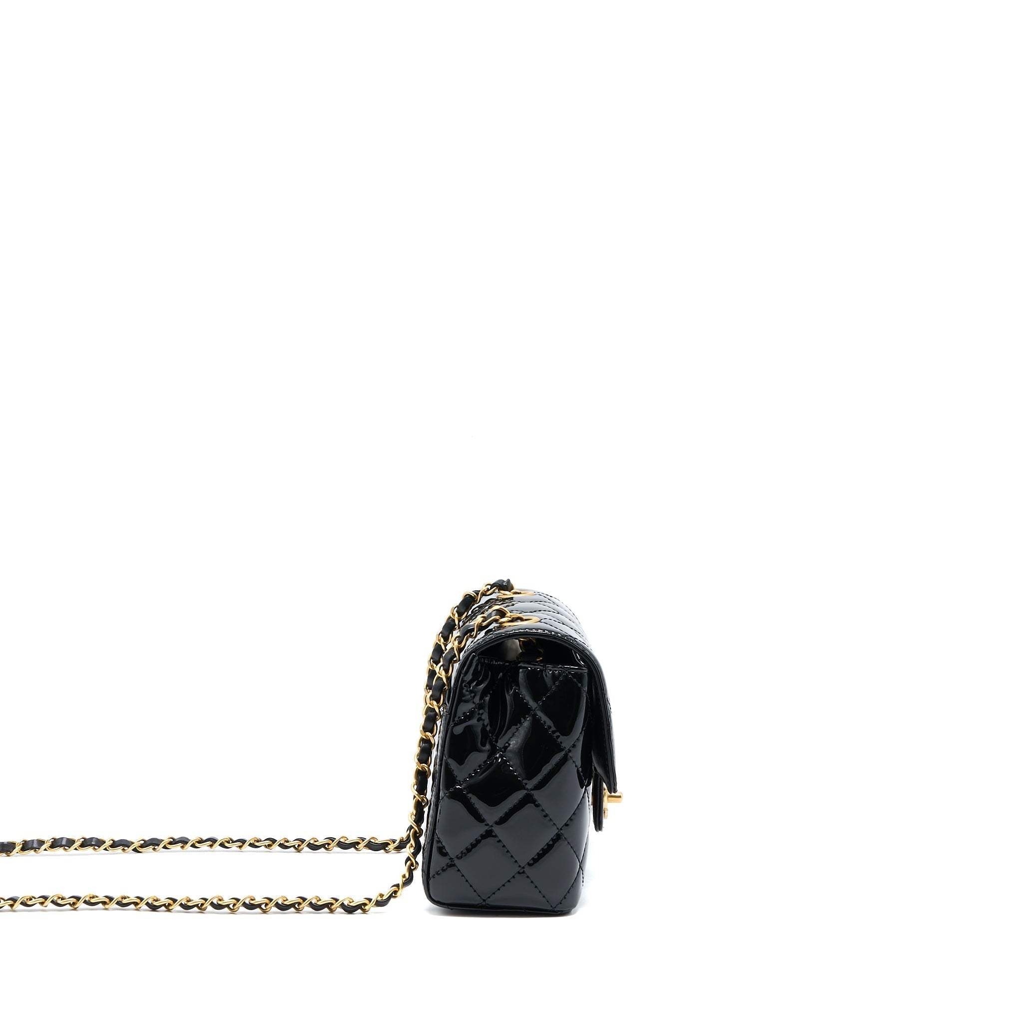 chanel-22k-square-flap-bag-patent-black-brushed-ghwmicrochip