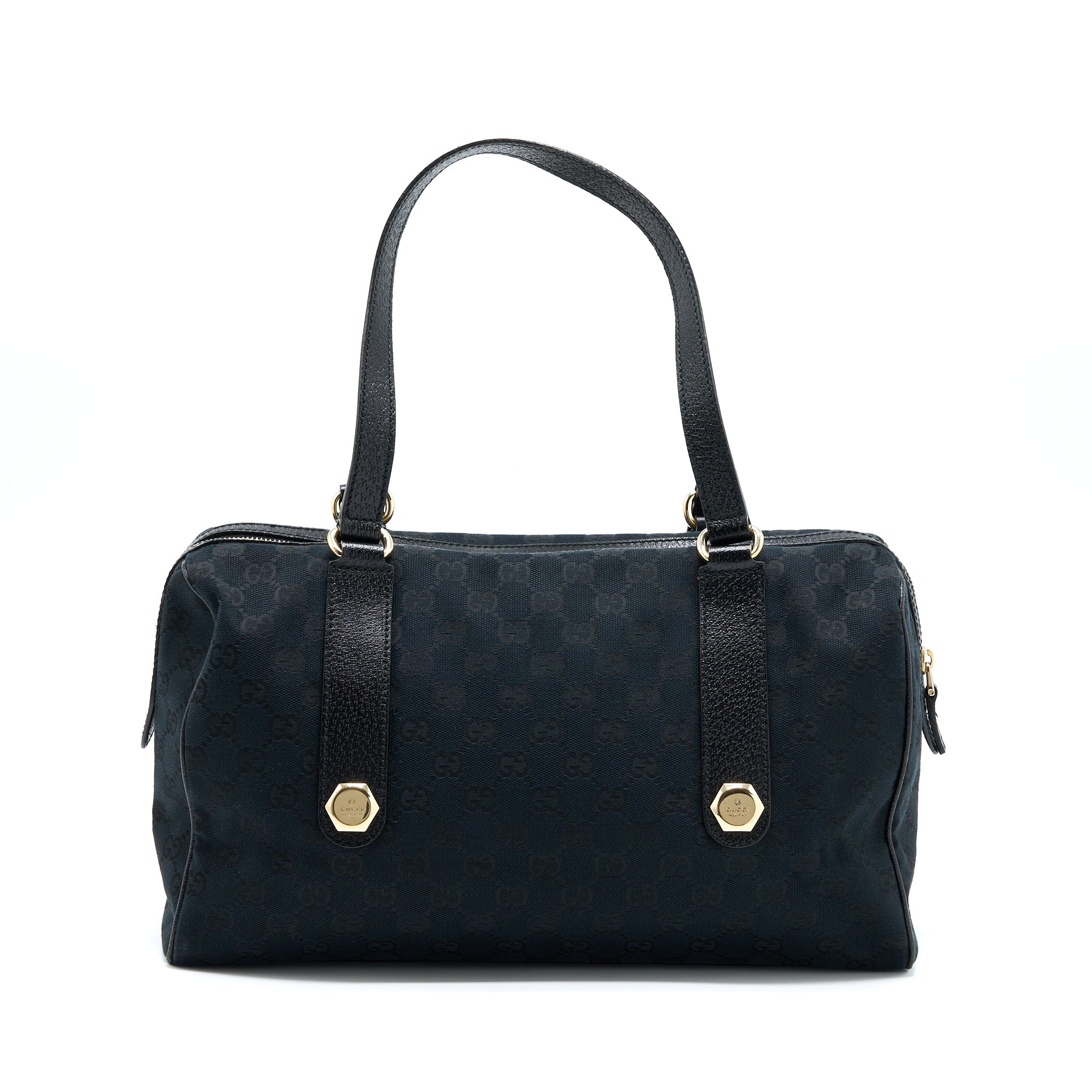 gucci-boston-bag-gg-supreme-fabric-black-shw