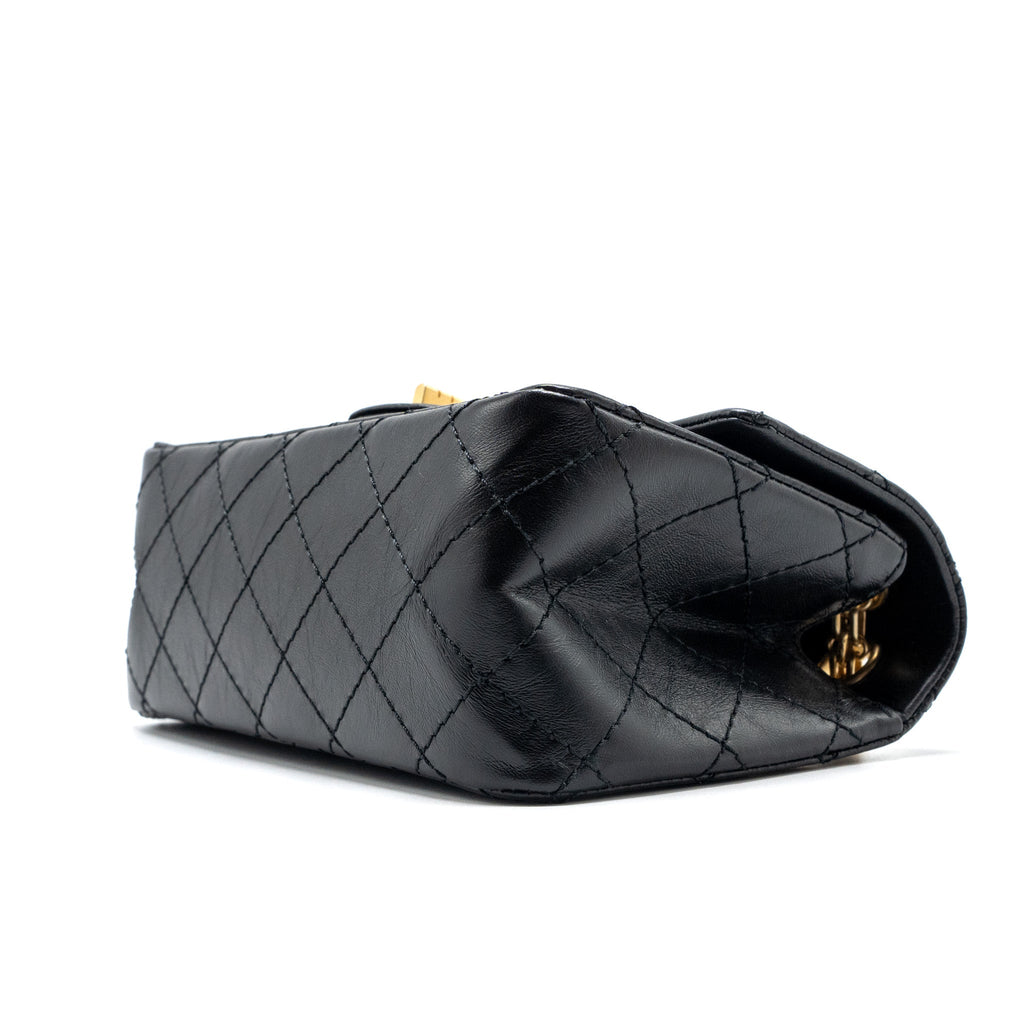 chanel-mini-2-55-reissue-aged-calfskin-black-brushed-ghwmicrochip