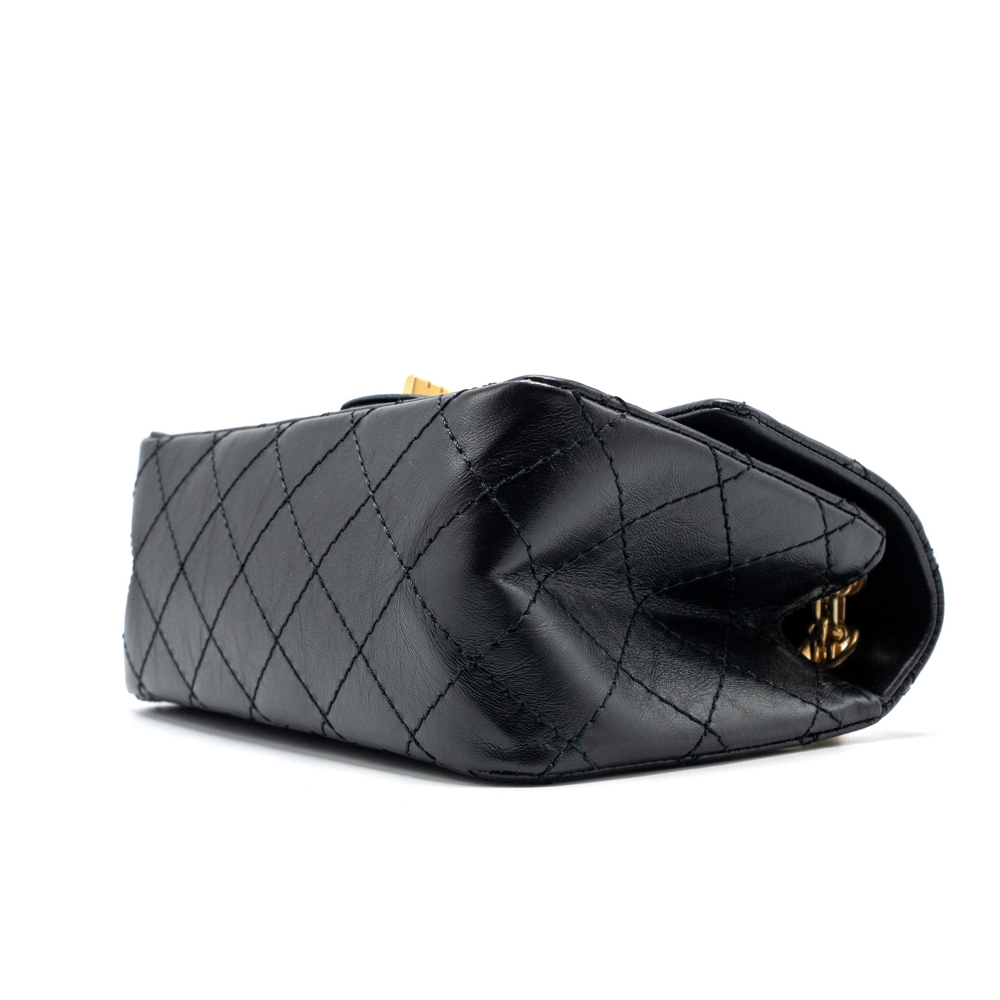 chanel-mini-2-55-reissue-aged-calfskin-black-brushed-ghwmicrochip