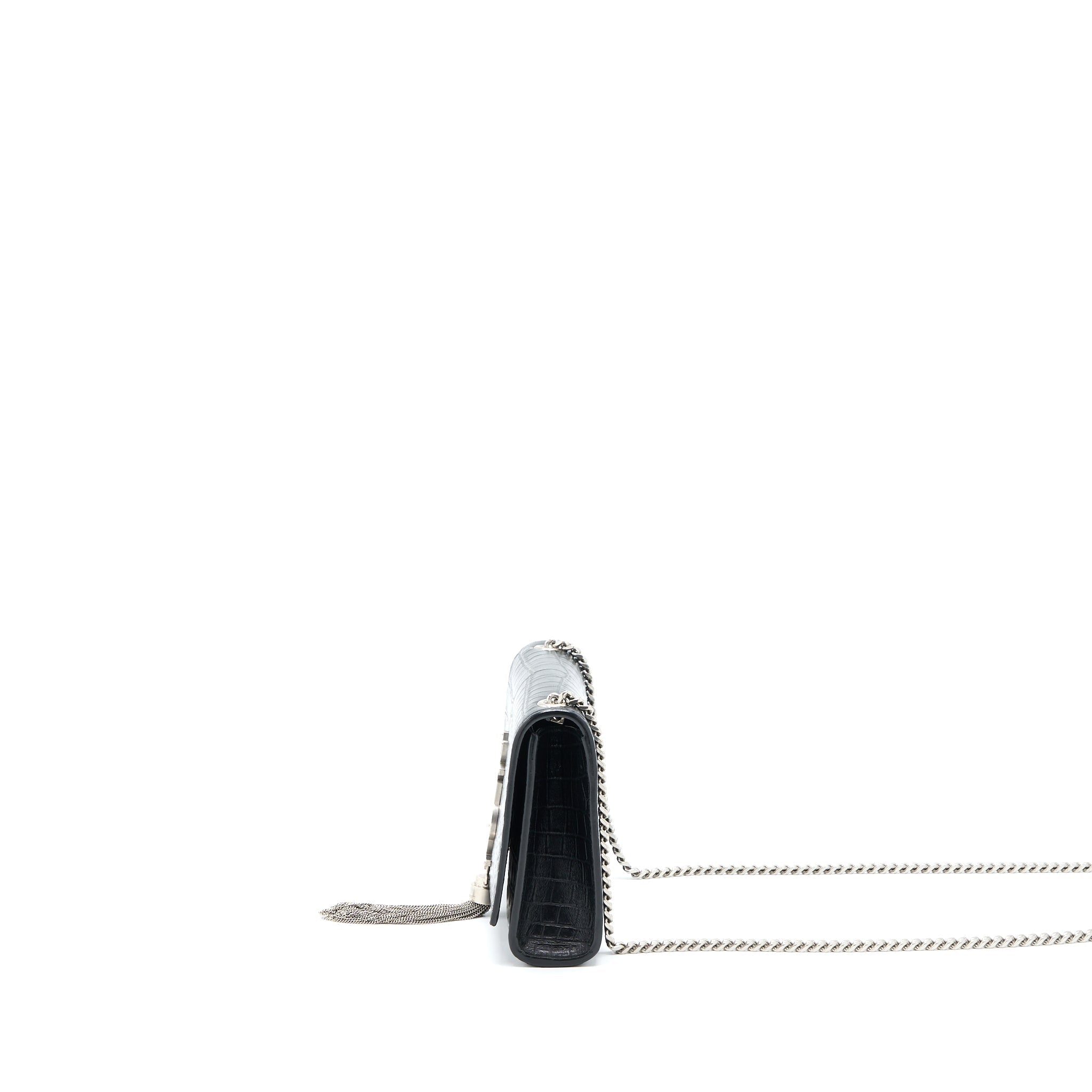 saint-laurent-kate-tassel-croc-embossed-calfskin-black-shw