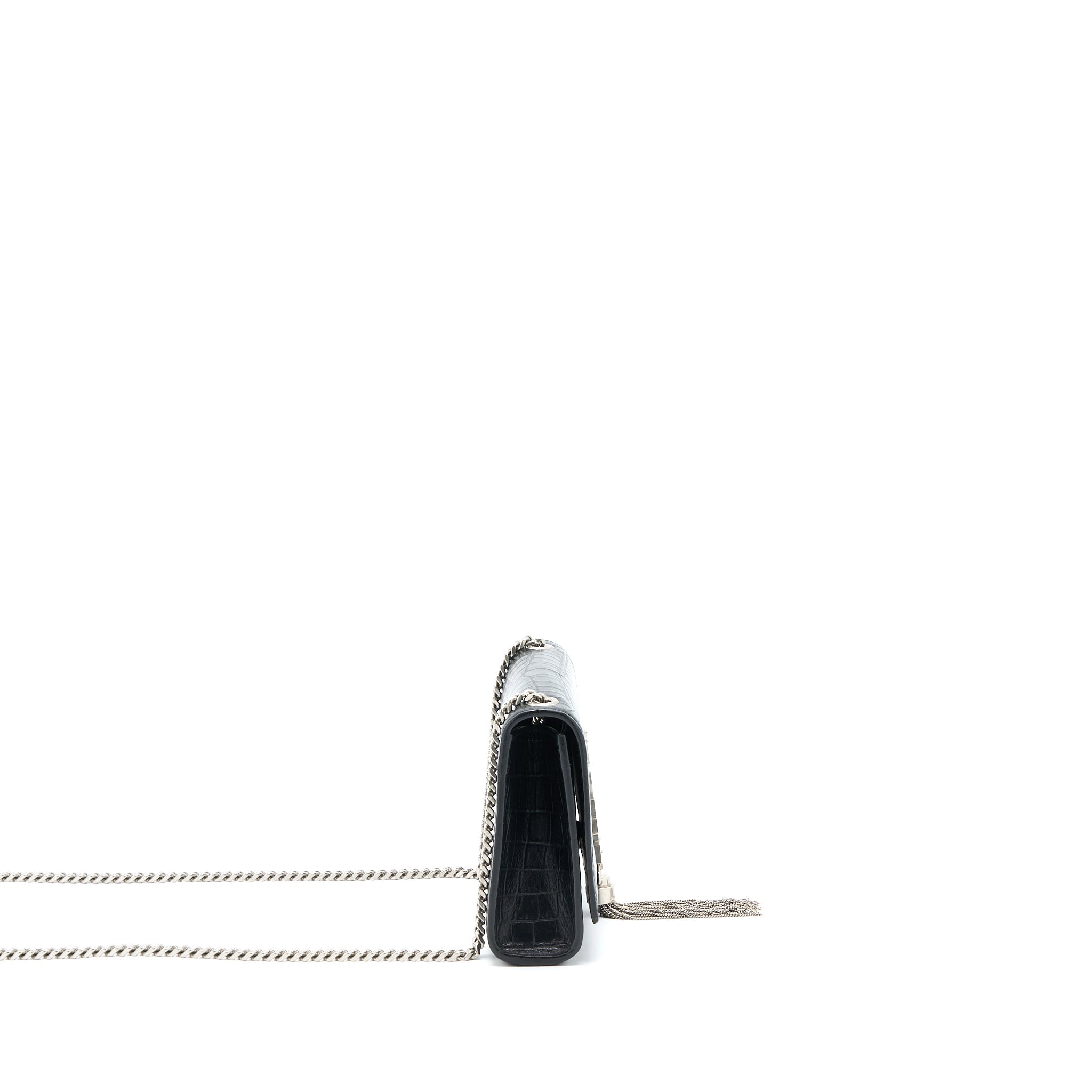 saint-laurent-kate-tassel-croc-embossed-calfskin-black-shw