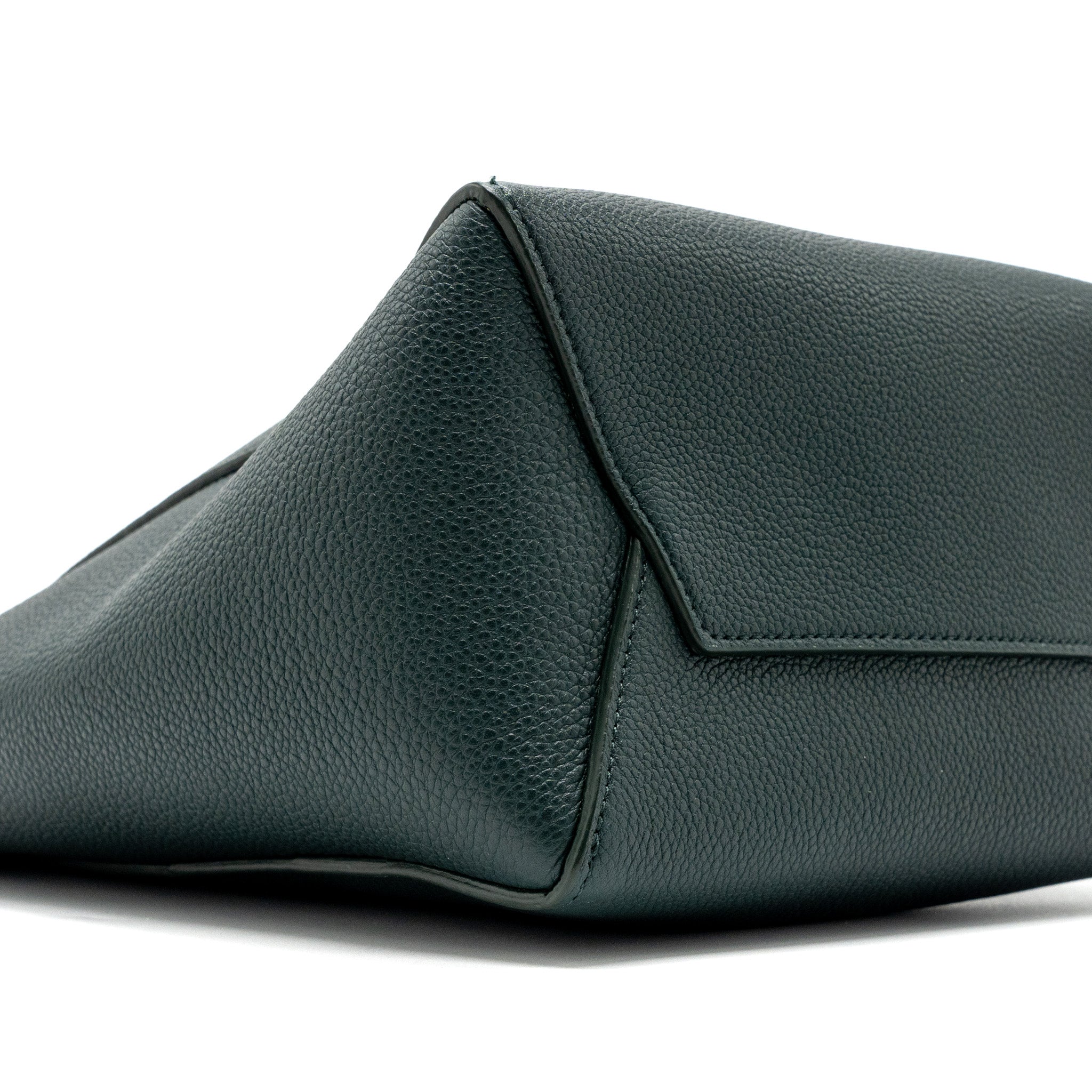 celine-small-sangle-bucket-bag-calfskin-dark-green-ghw
