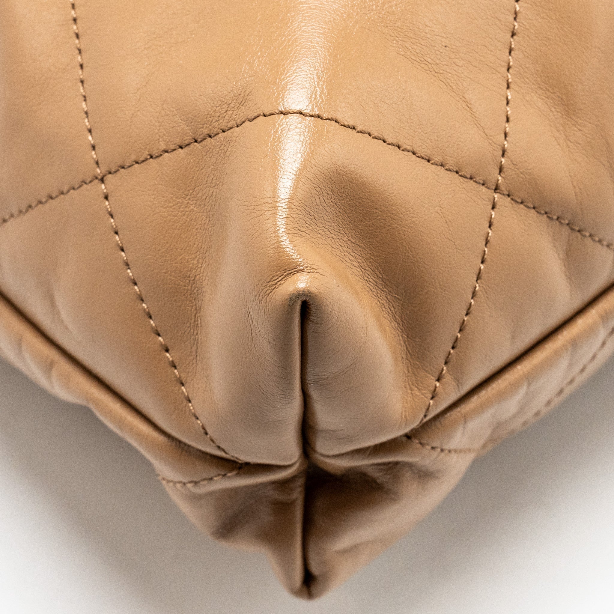 chanel-small-22-bag-shiny-calfskin-dark-beige-ghwmicrochip