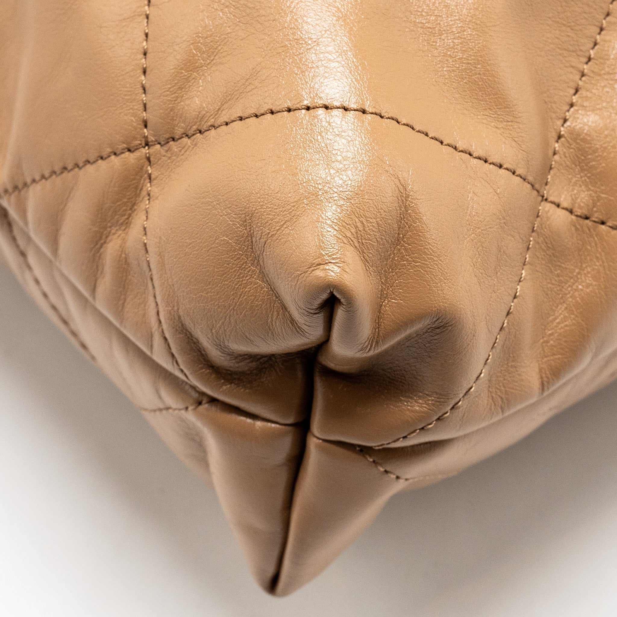 chanel-small-22-bag-shiny-calfskin-dark-beige-ghwmicrochip