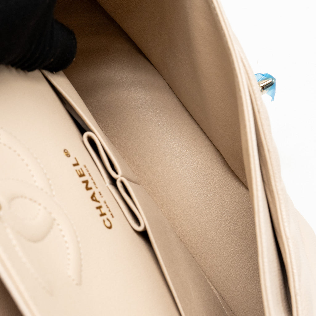 chanel-medium-classic-double-flap-bag-chevron-caviar-light-beige-lghw