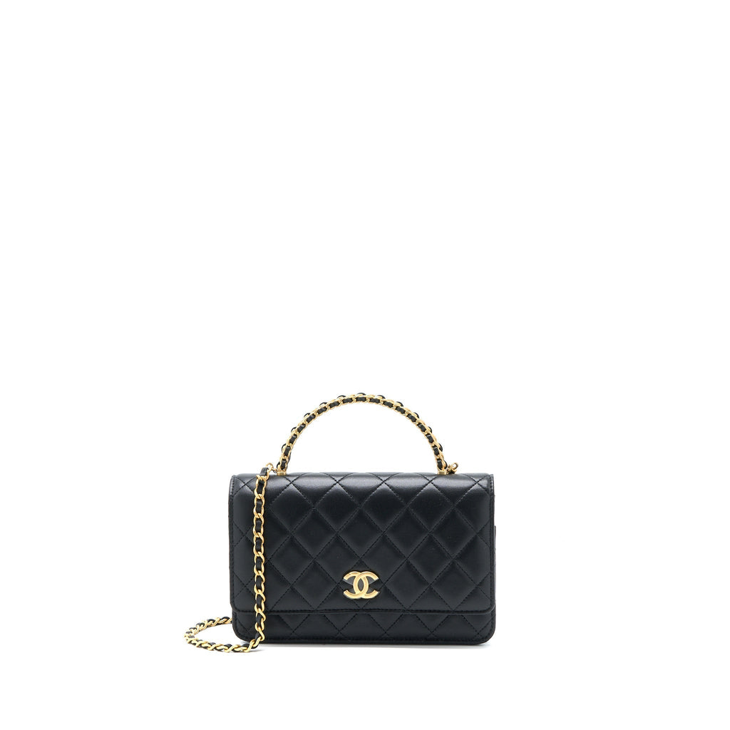 chanel-top-handle-wallet-on-chain-lambskin-black-brushed-ghw-microchip