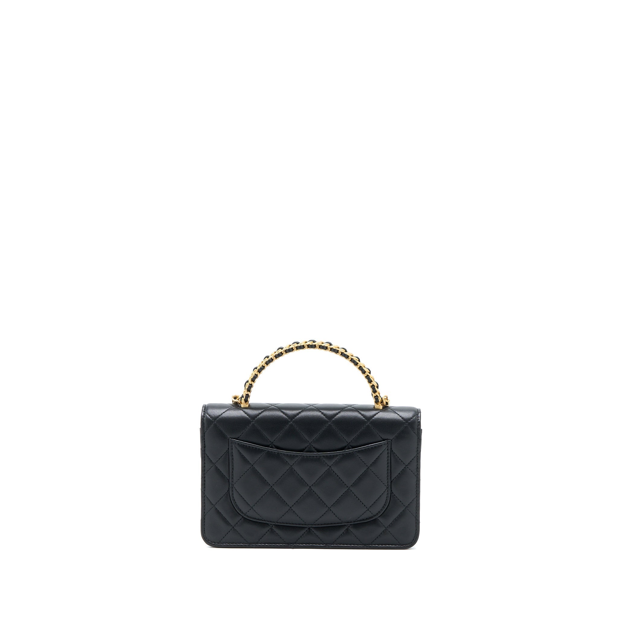 chanel-top-handle-wallet-on-chain-lambskin-black-brushed-ghw-microchip
