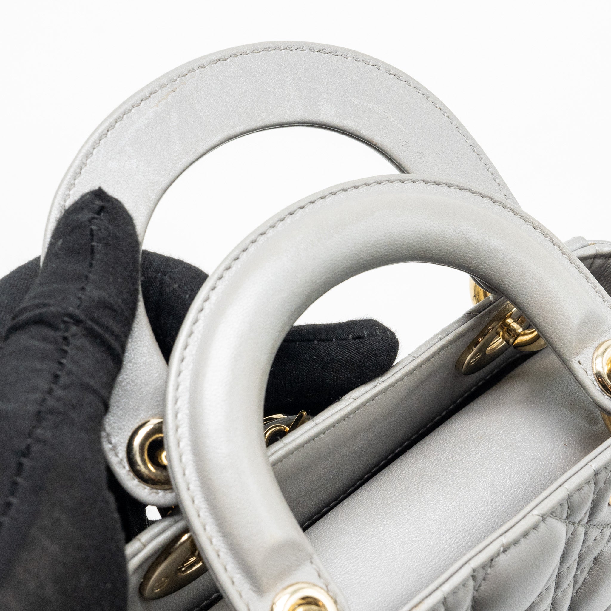 dior-mini-lady-dior-lambskin-grey-lghw-3