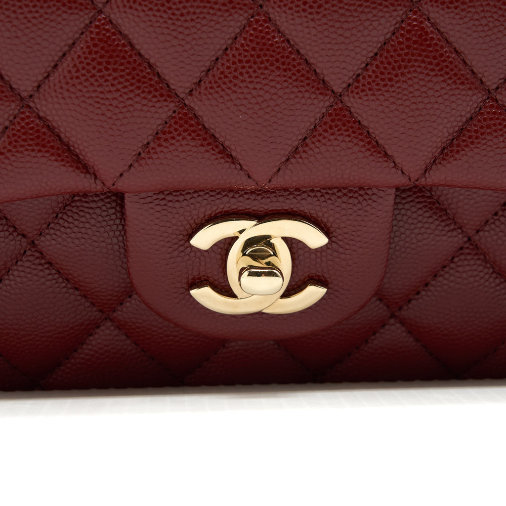 chanel-medium-classic-double-flap-bag-caviar-dark-red-lghw