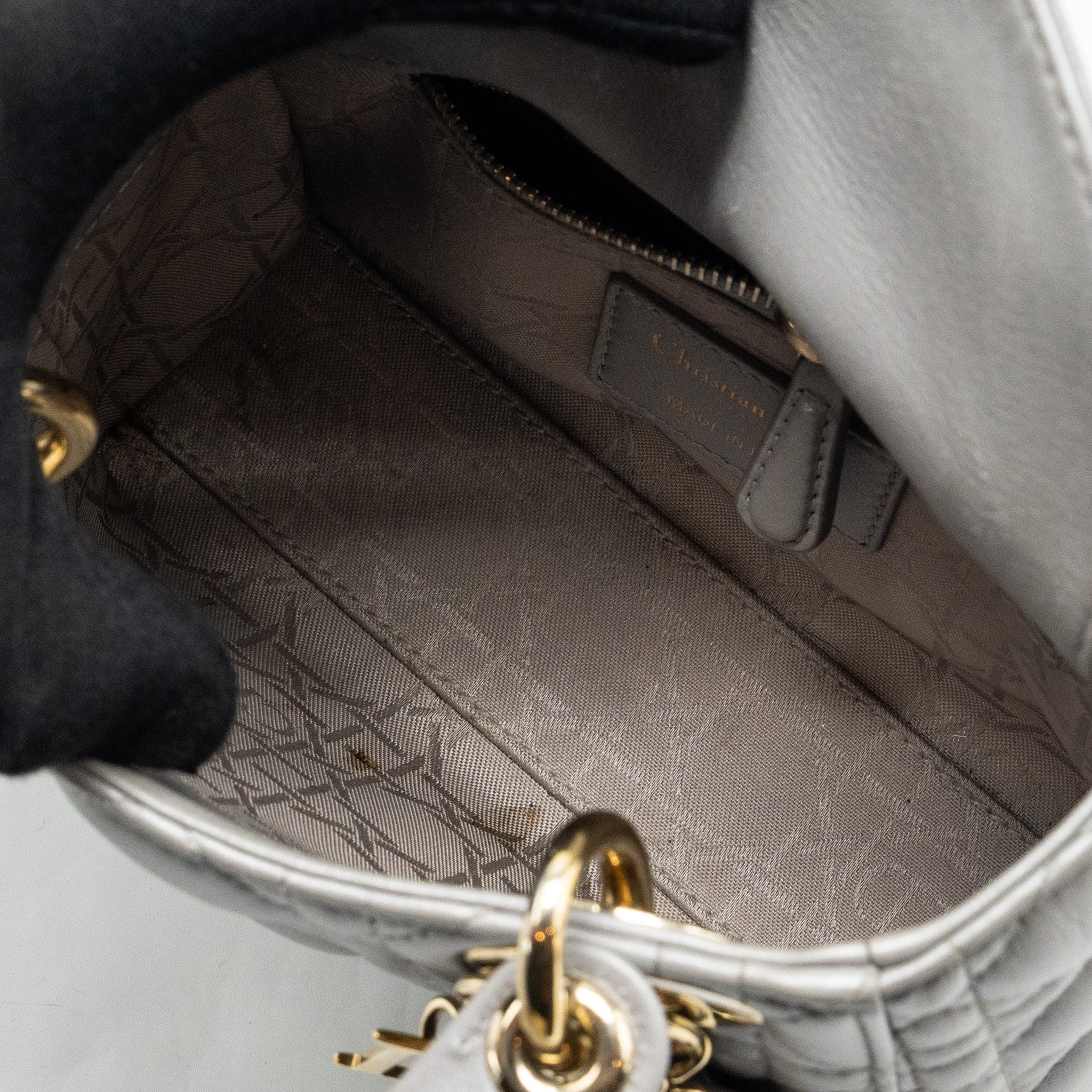 dior-mini-lady-dior-lambskin-grey-lghw-3