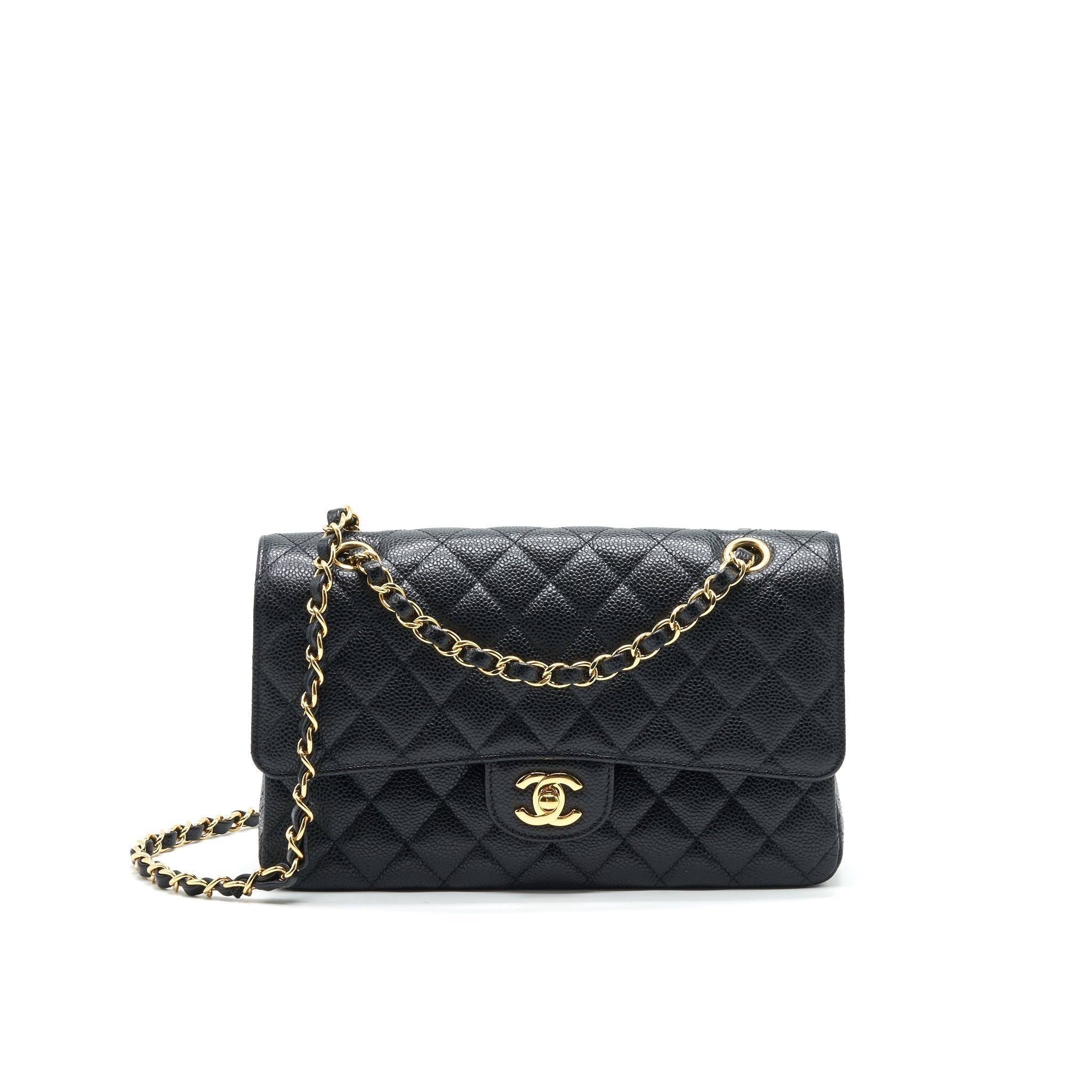 chanel-medium-classic-double-flap-bag-caviar-black-ghw