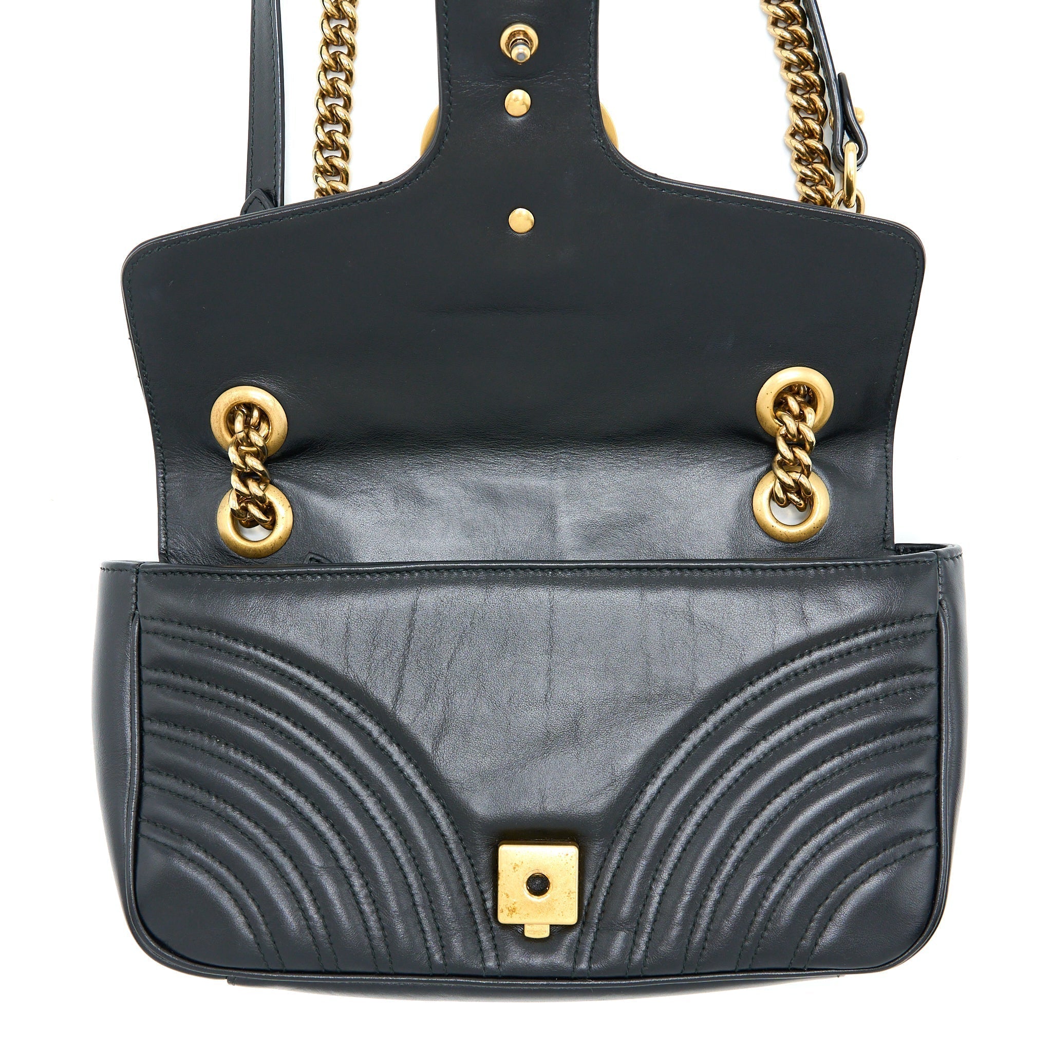 gucci-small-marmont-calfskin-black-ghw