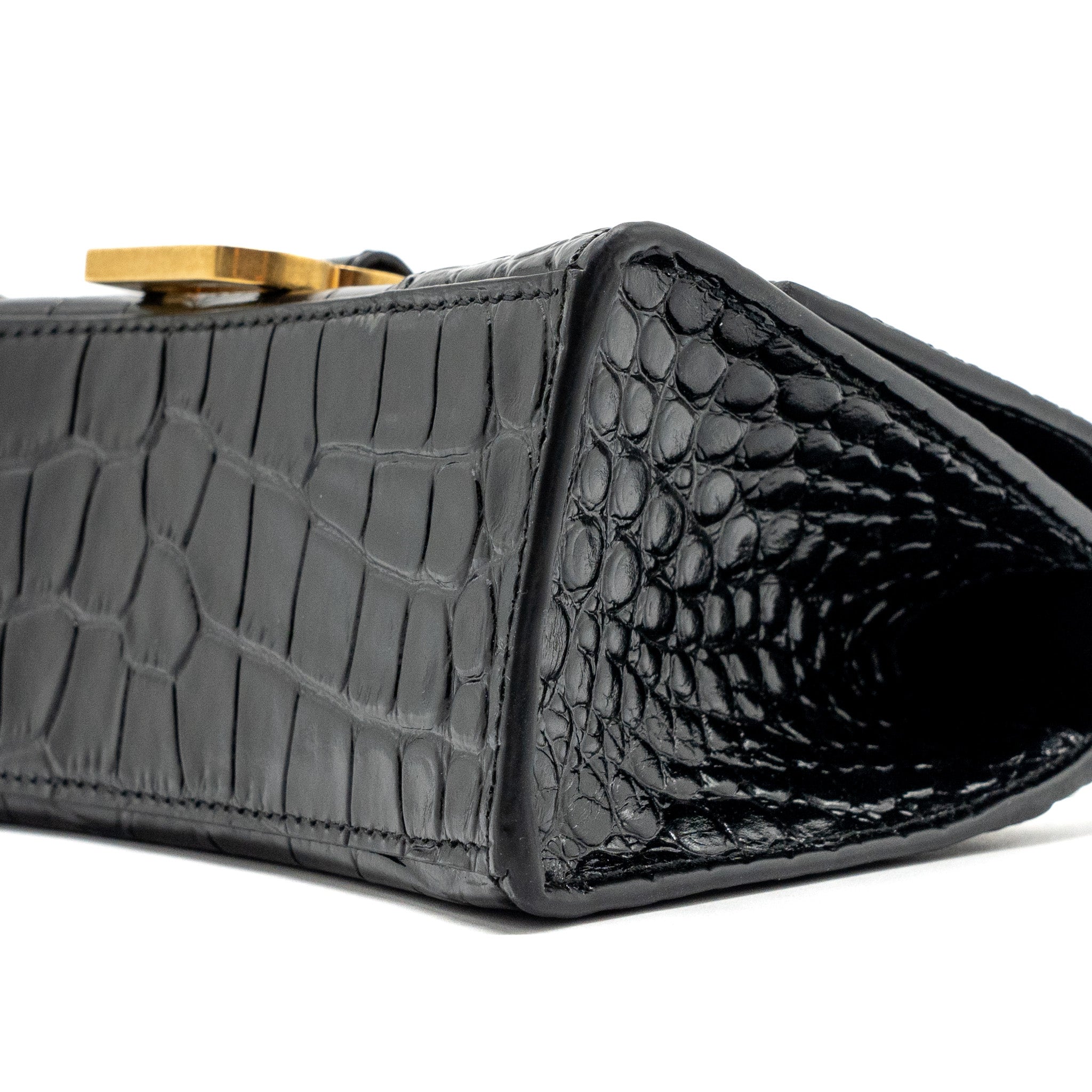 balenciaga-hourglass-xs-handbag-crocodile-embossed-black-ghw