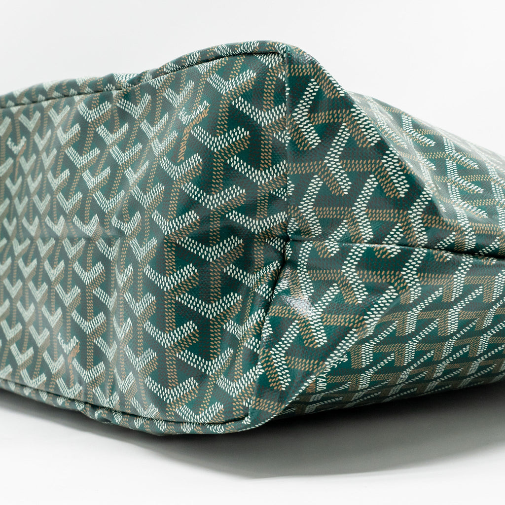 goyard-saint-louis-pm-tote-goyardine-canvas-green-shw
