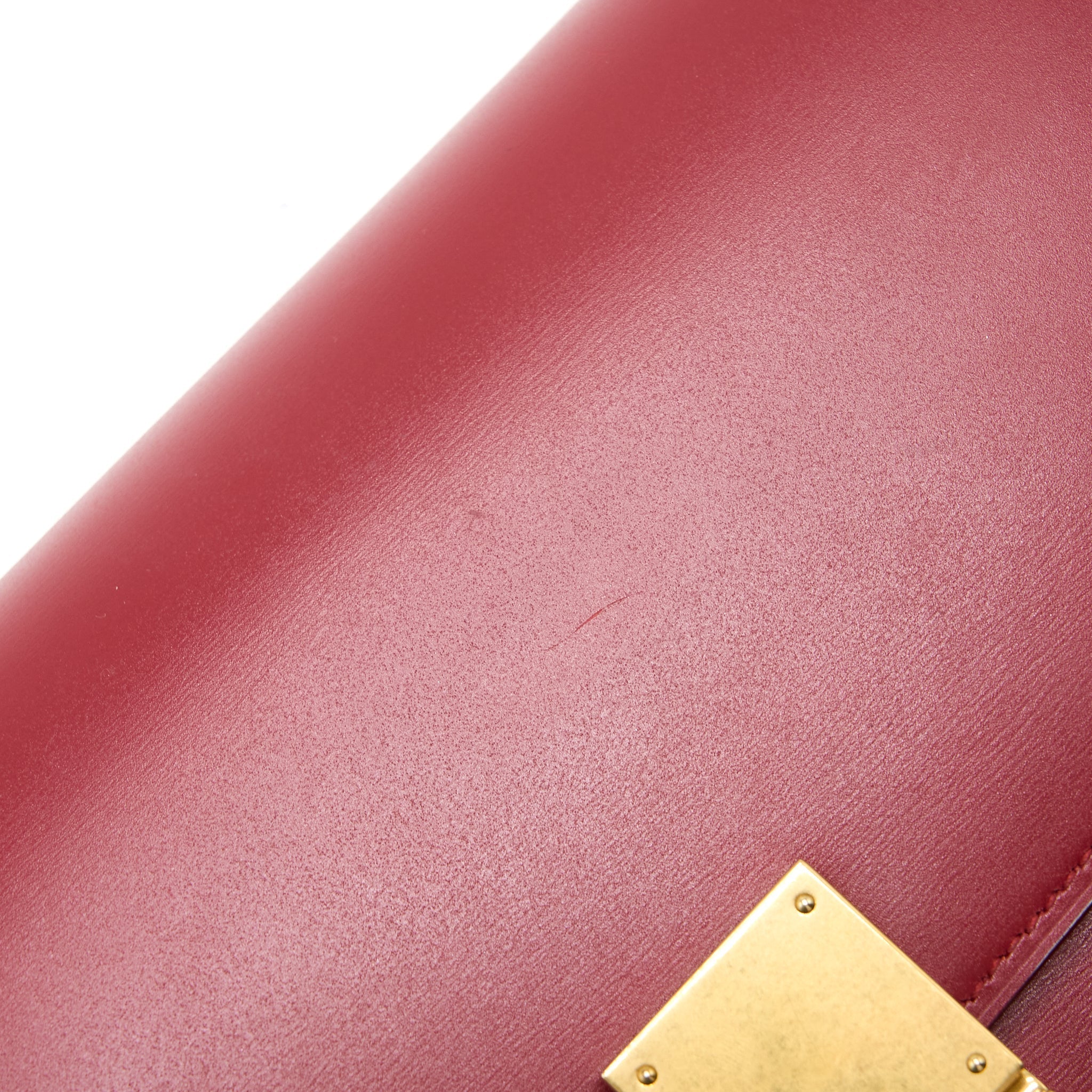 celine-medium-classic-box-calfskin-red-brushed-ghw-1