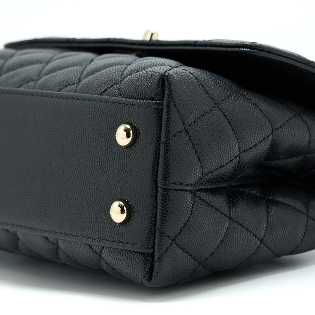 chanel-small-coco-handle-caviar-black-lghw-microchip-5