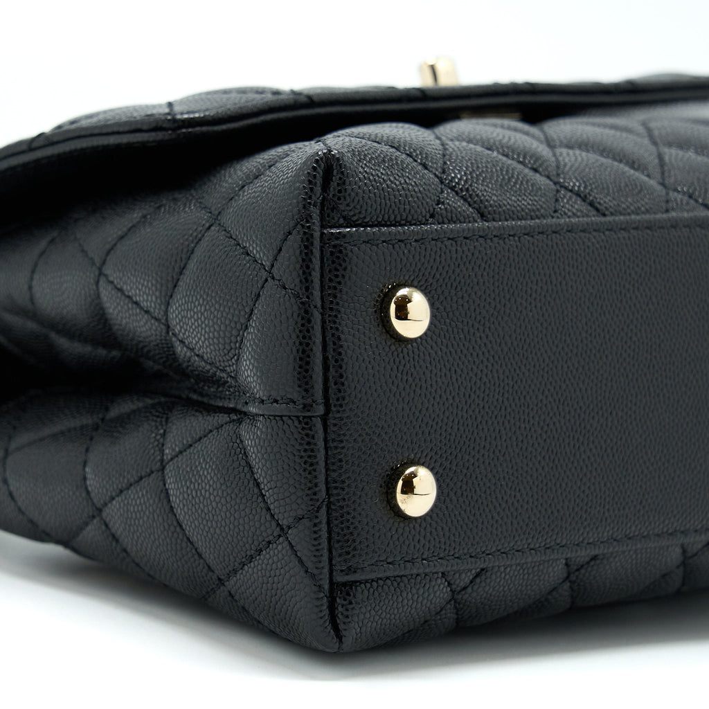 chanel-small-coco-handle-caviar-black-lghw-microchip-5