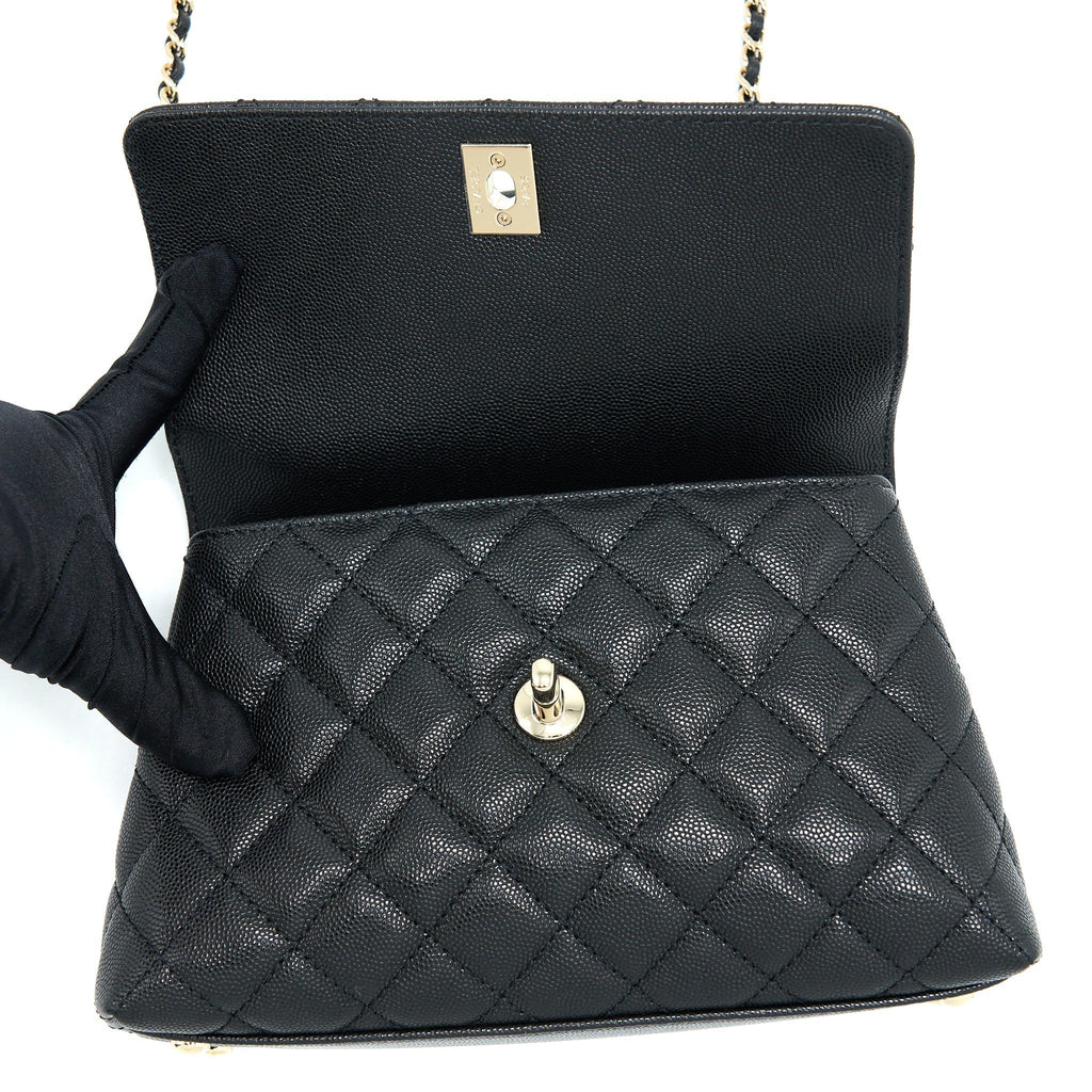 chanel-small-coco-handle-caviar-black-lghw-microchip-5