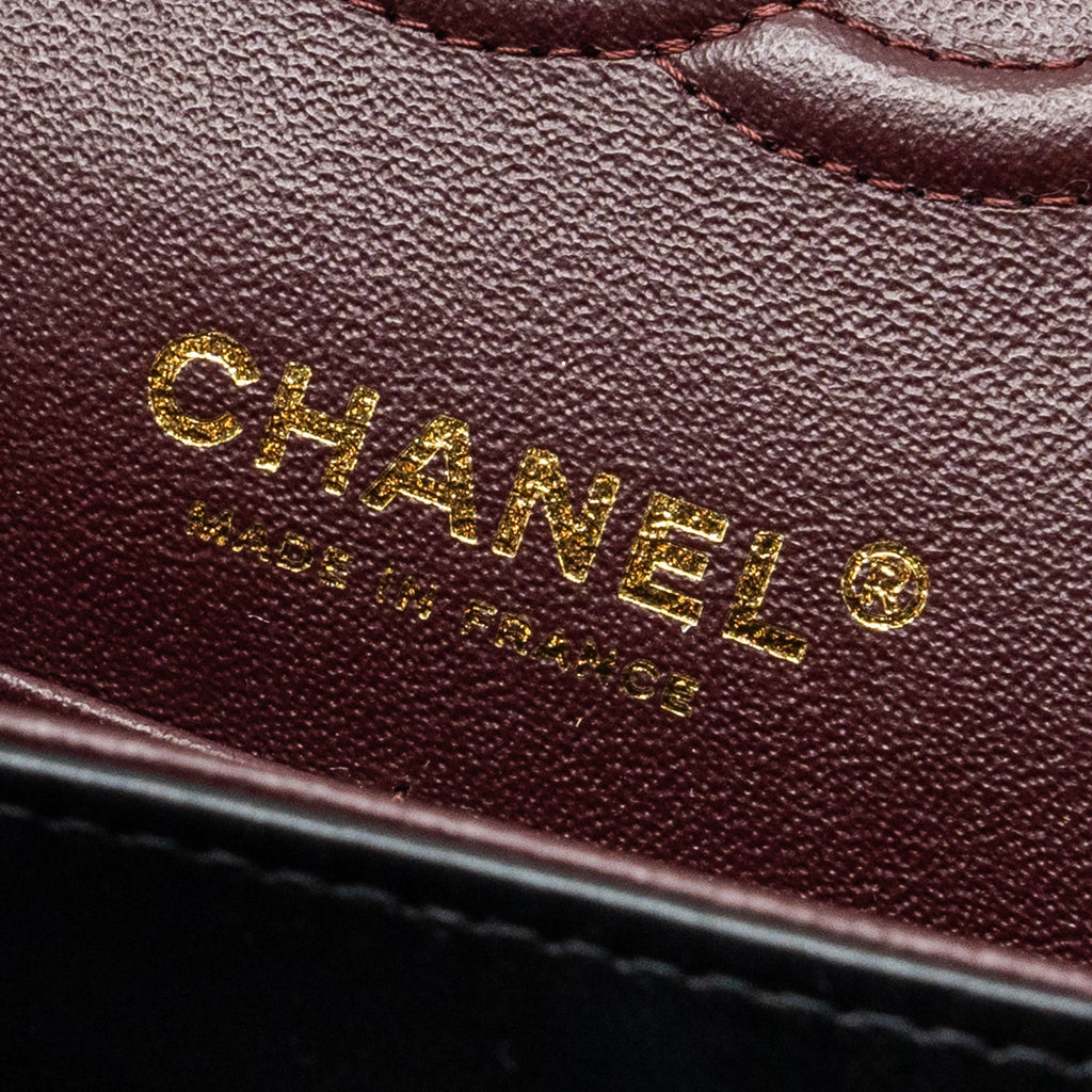 chanel-small-classic-double-flap-bag-lambskin-black-ghw-copy