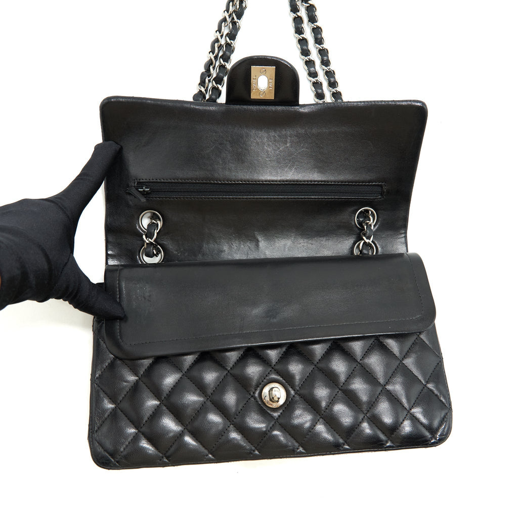 chanel-medium-classic-flap-bag-lambskin-black-shw