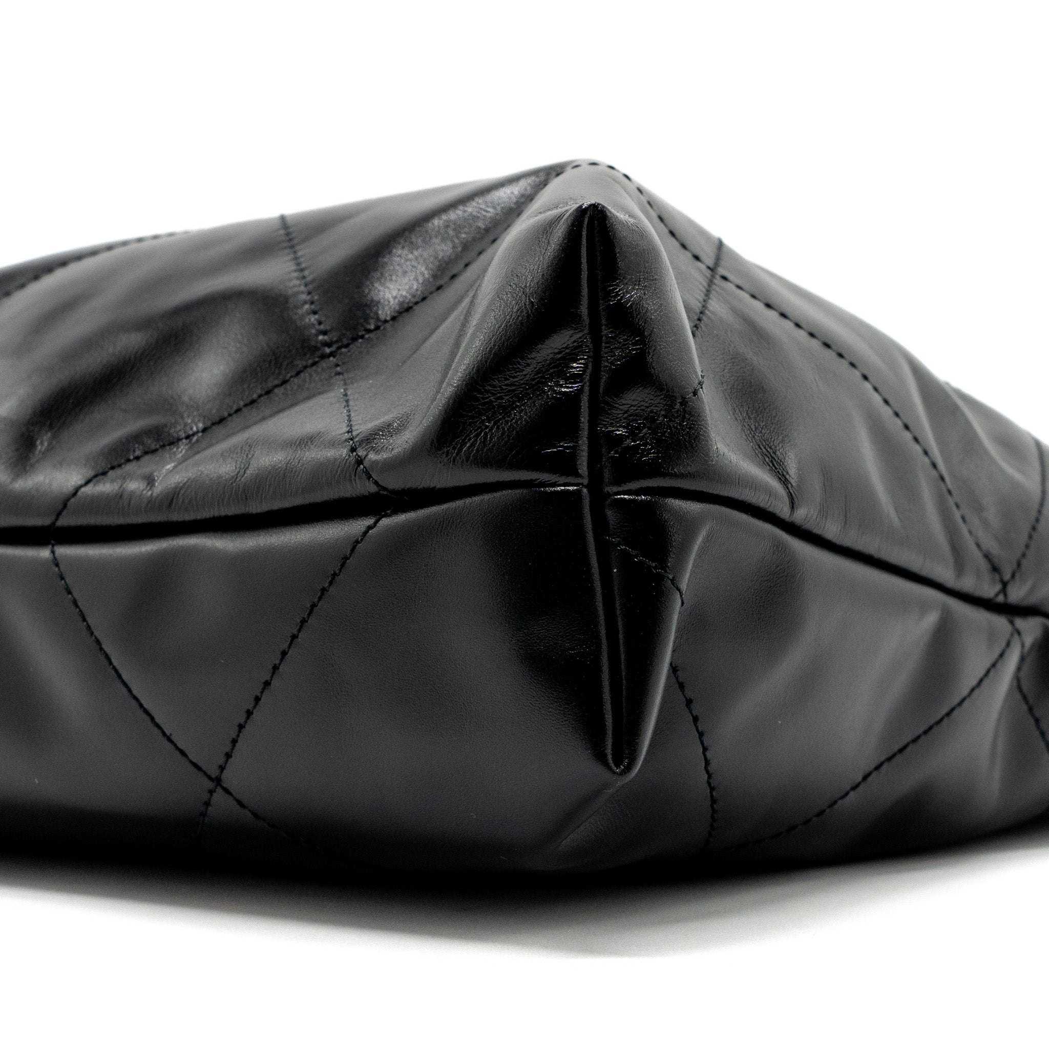 chanel-medium-22-bag-shiny-calfskin-black-shw-microchip