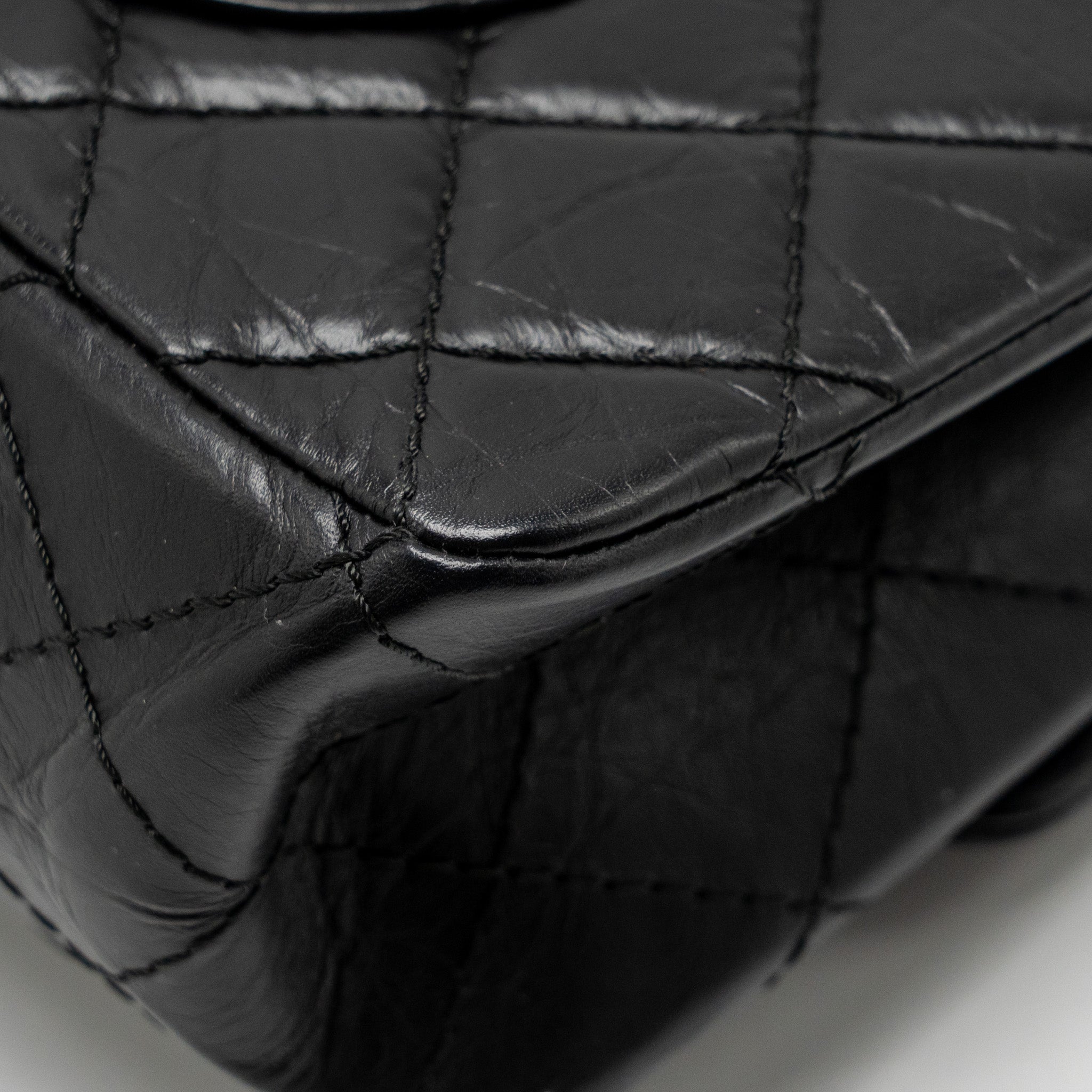 chanel-large-2-55-reissue-flap-bag-aged-calfskin-black-ghw-copy