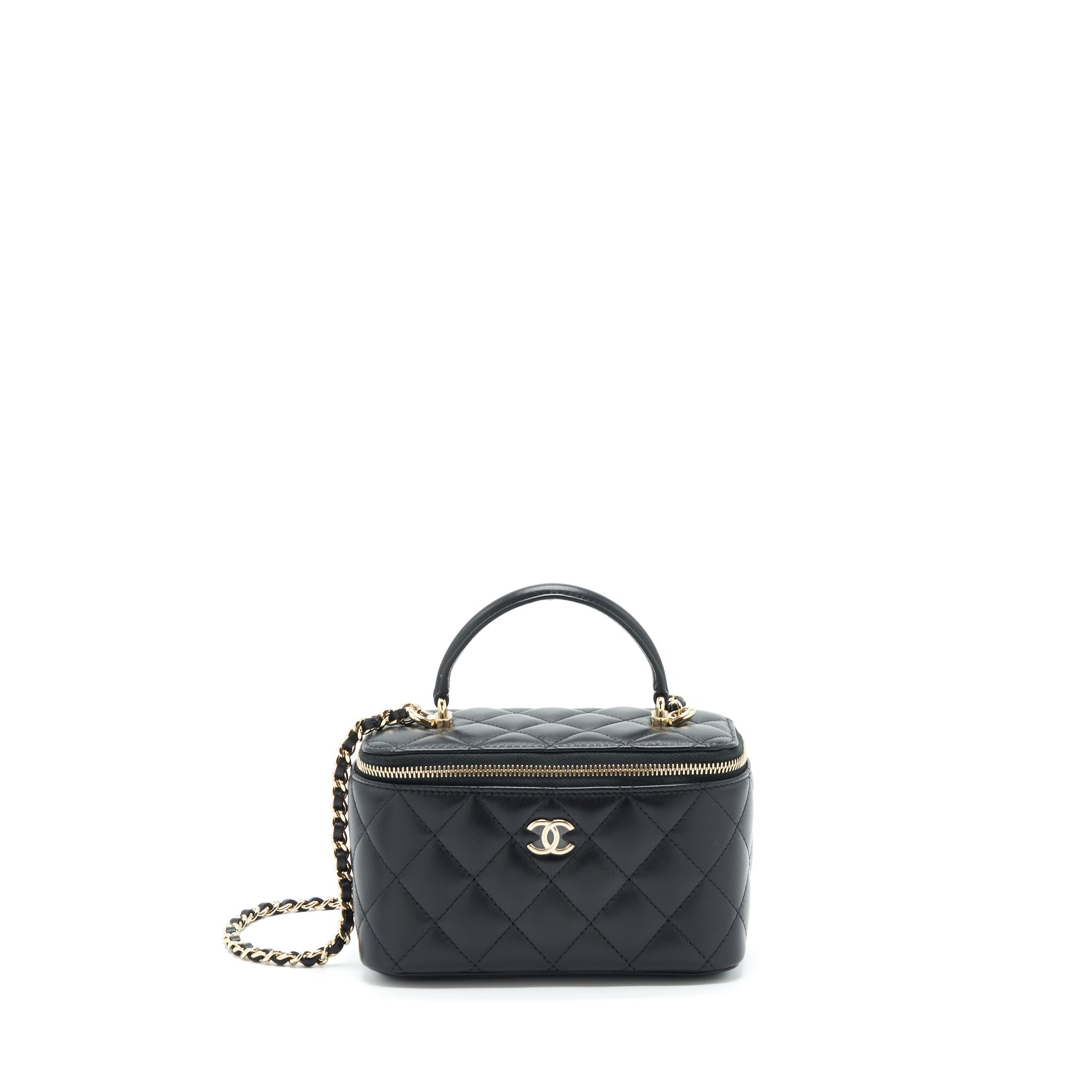 chanel-top-handle-long-vanity-with-chain-lambskin-black-ghw