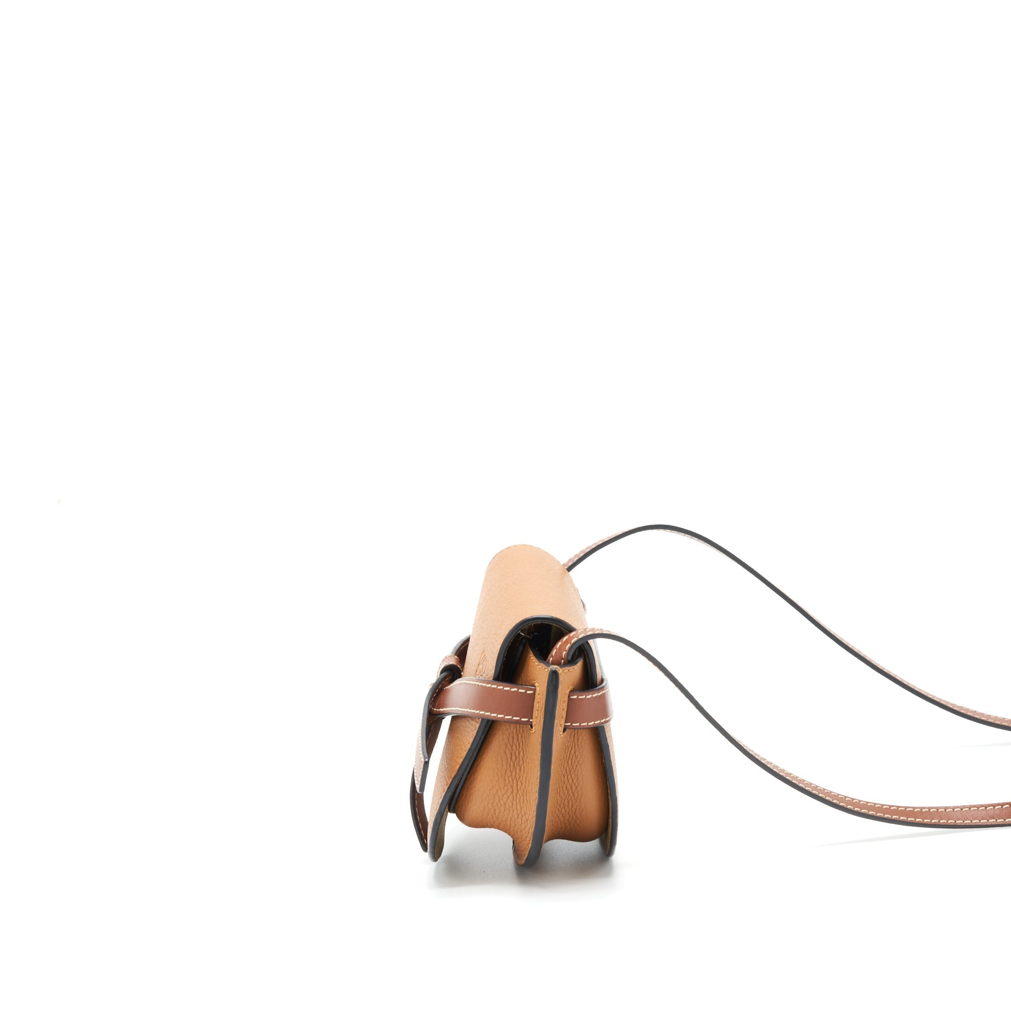 loewe-mini-gate-bag-grain-calfskin-tan-ghw