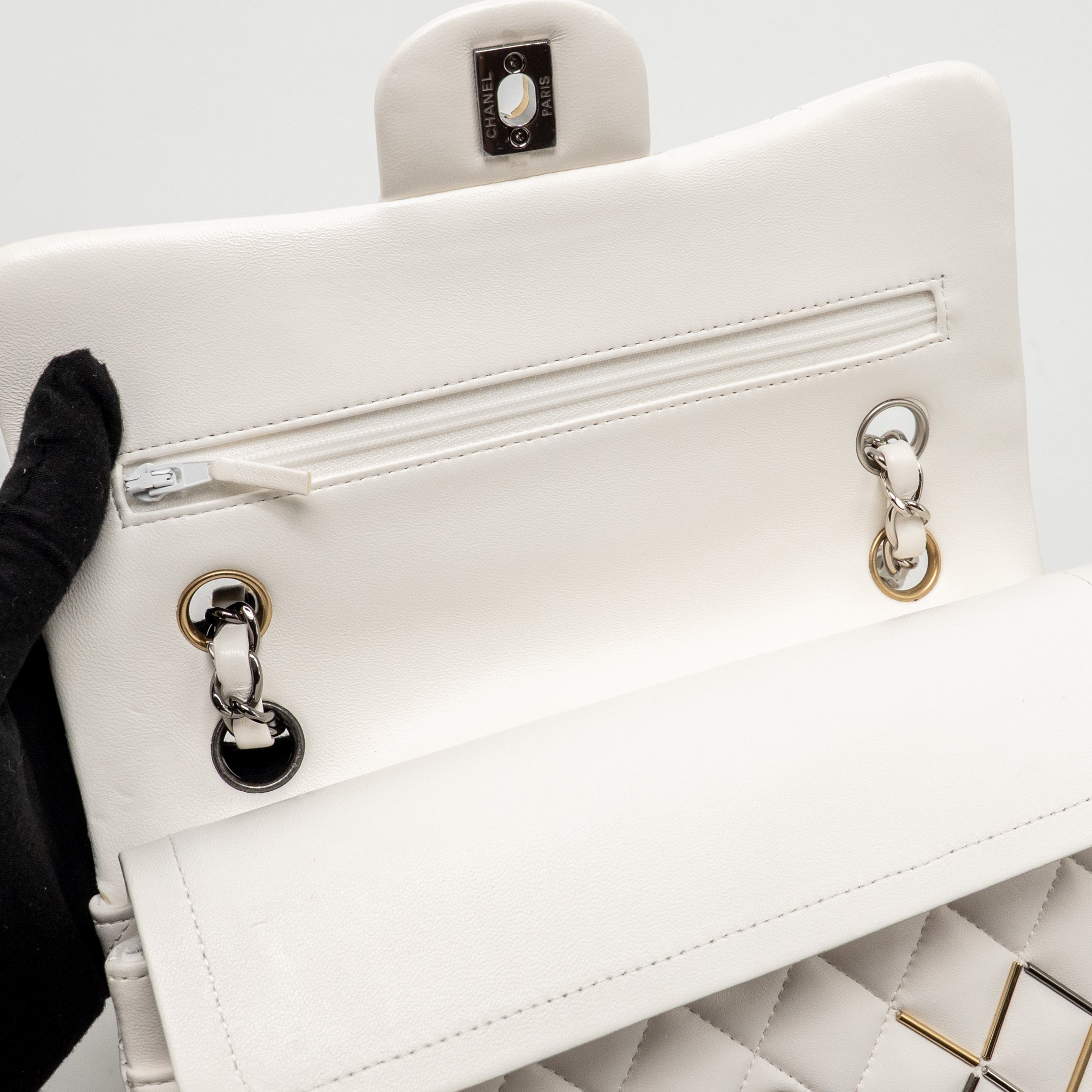 chanel-bicolor-metal-small-classic-double-flap-bag-lambskin-white-mulitcolour-hardware-copy-1