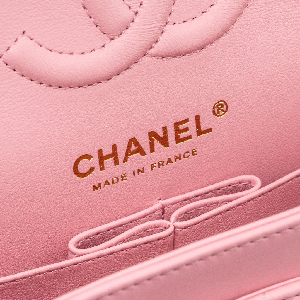 chanel-small-classic-double-flap-bag-lambskin-pink-lghwmicrochip-copy-1
