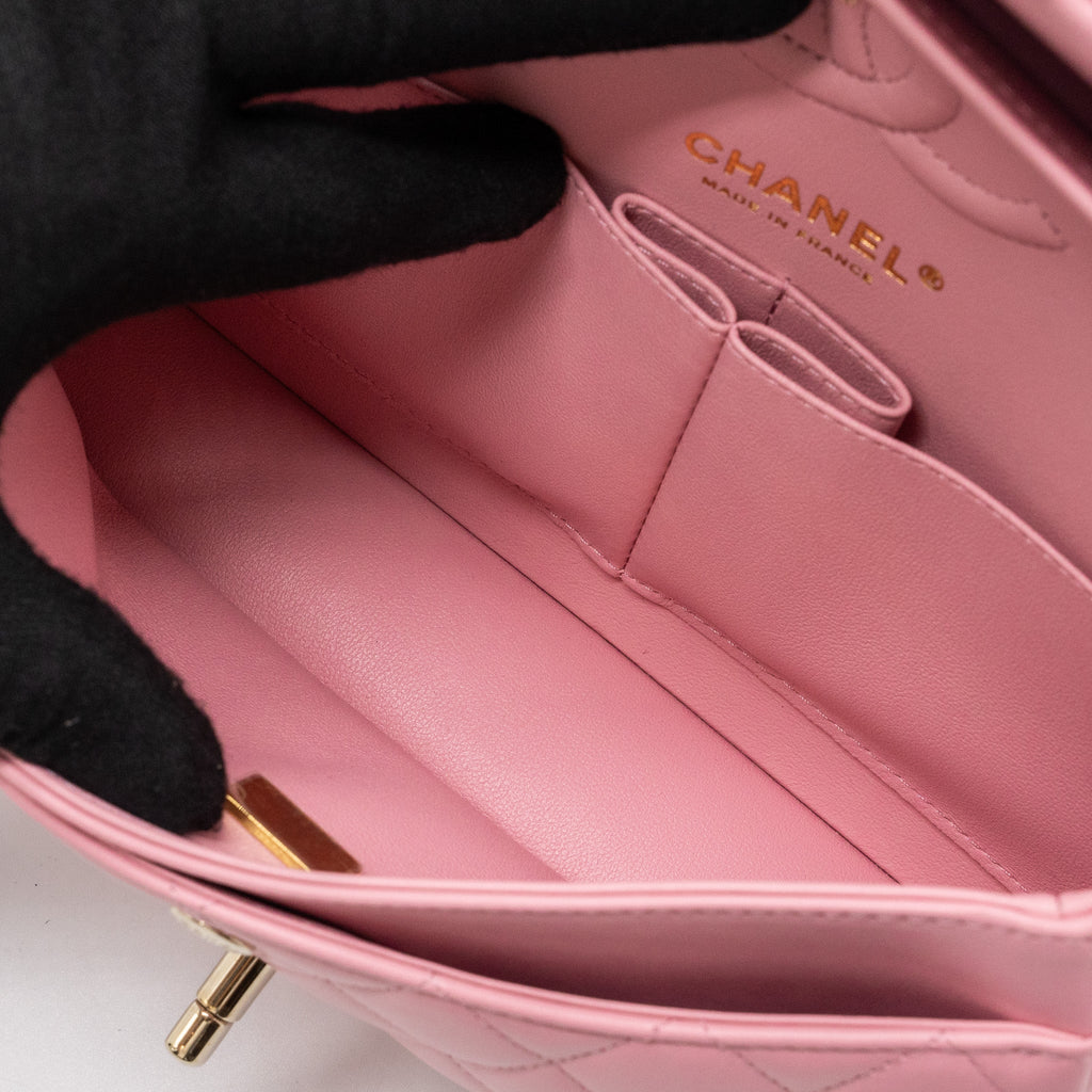 chanel-small-classic-double-flap-bag-lambskin-pink-lghwmicrochip-copy-1