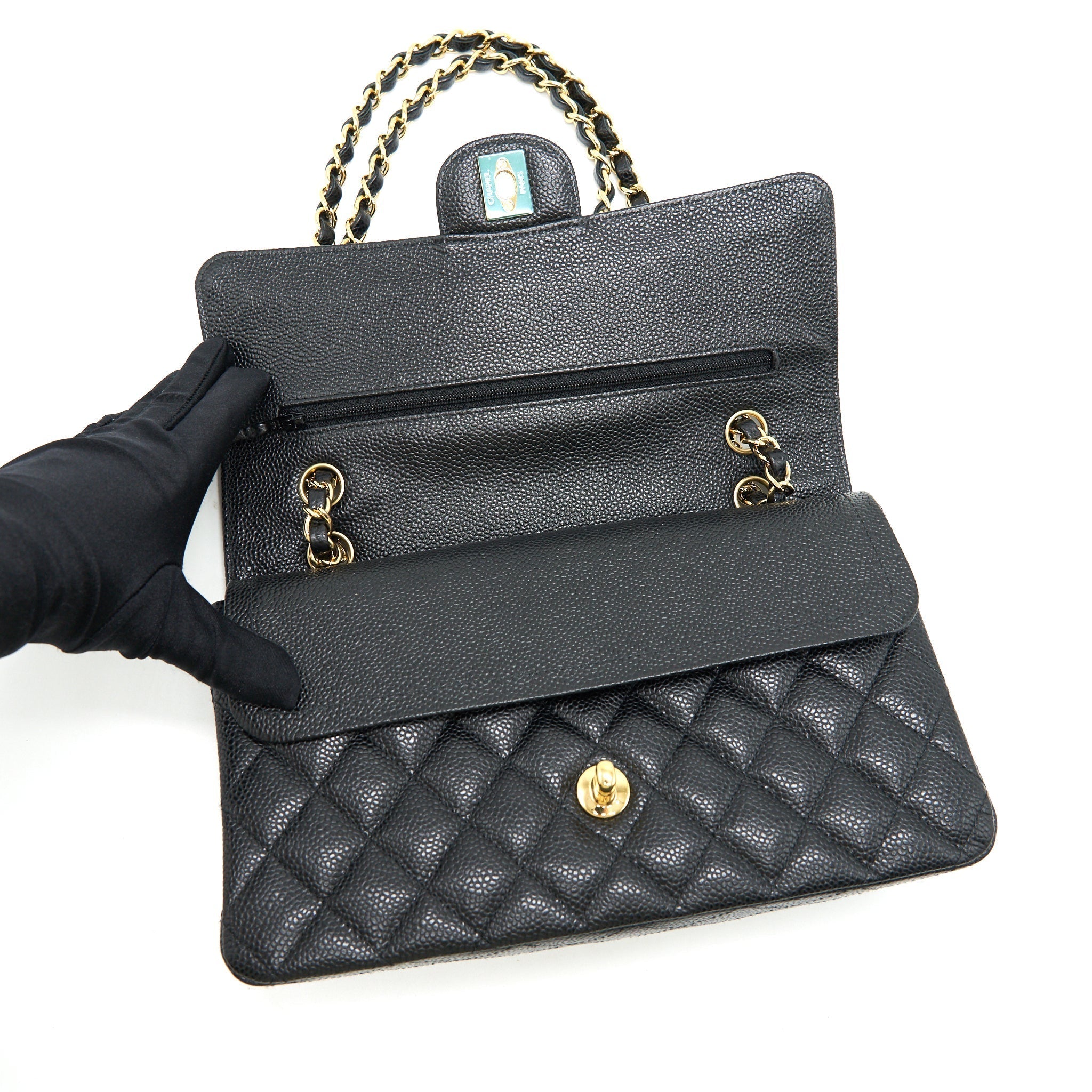 chanel-medium-classic-double-flap-bag-caviar-black-ghw