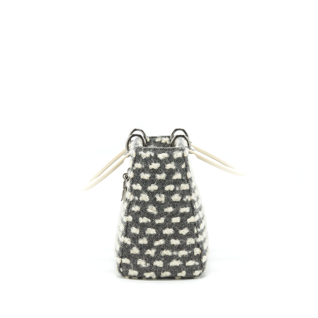 dior-vintage-medium-lady-dior-cotton-design-grey-white-shw