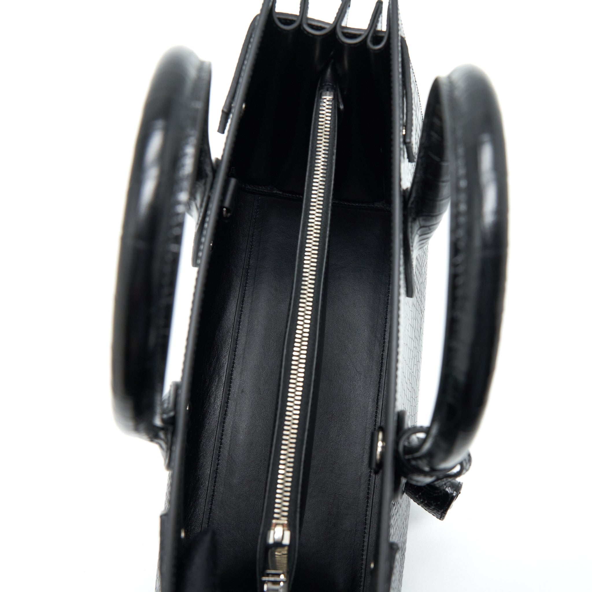 saint-laurent-ysl-sac-de-jour-crocodile-embossed-black-shw