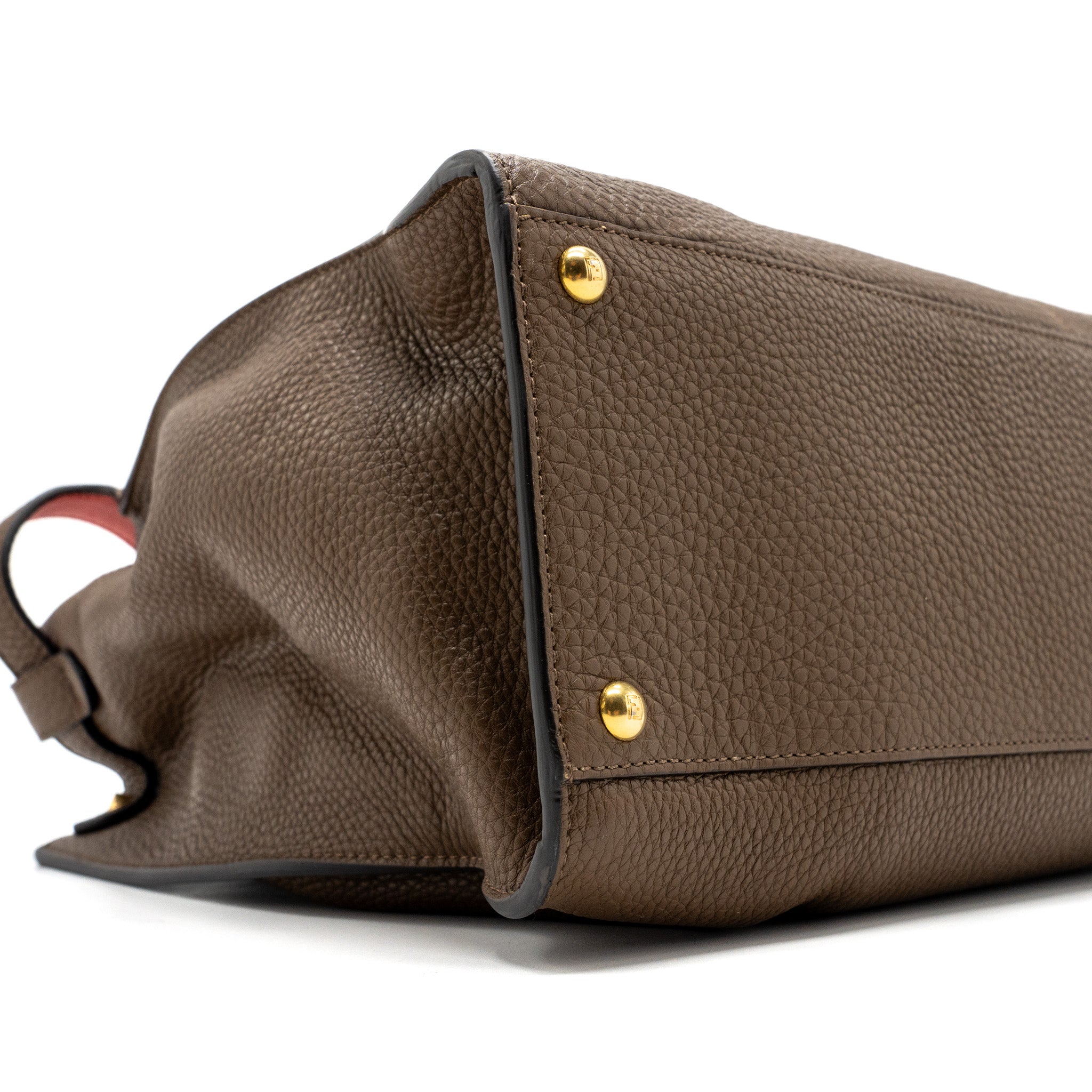 fendi-peekaboo-x-lite-roma-amor-handle-bag-calf-leather-brown-pink-red