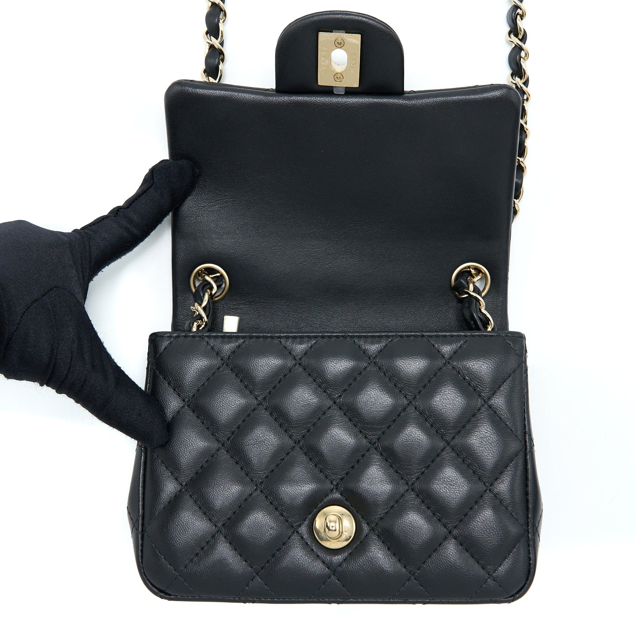 chanel-classic-mini-square-flap-bag-lambskin-black-lghw-microchip
