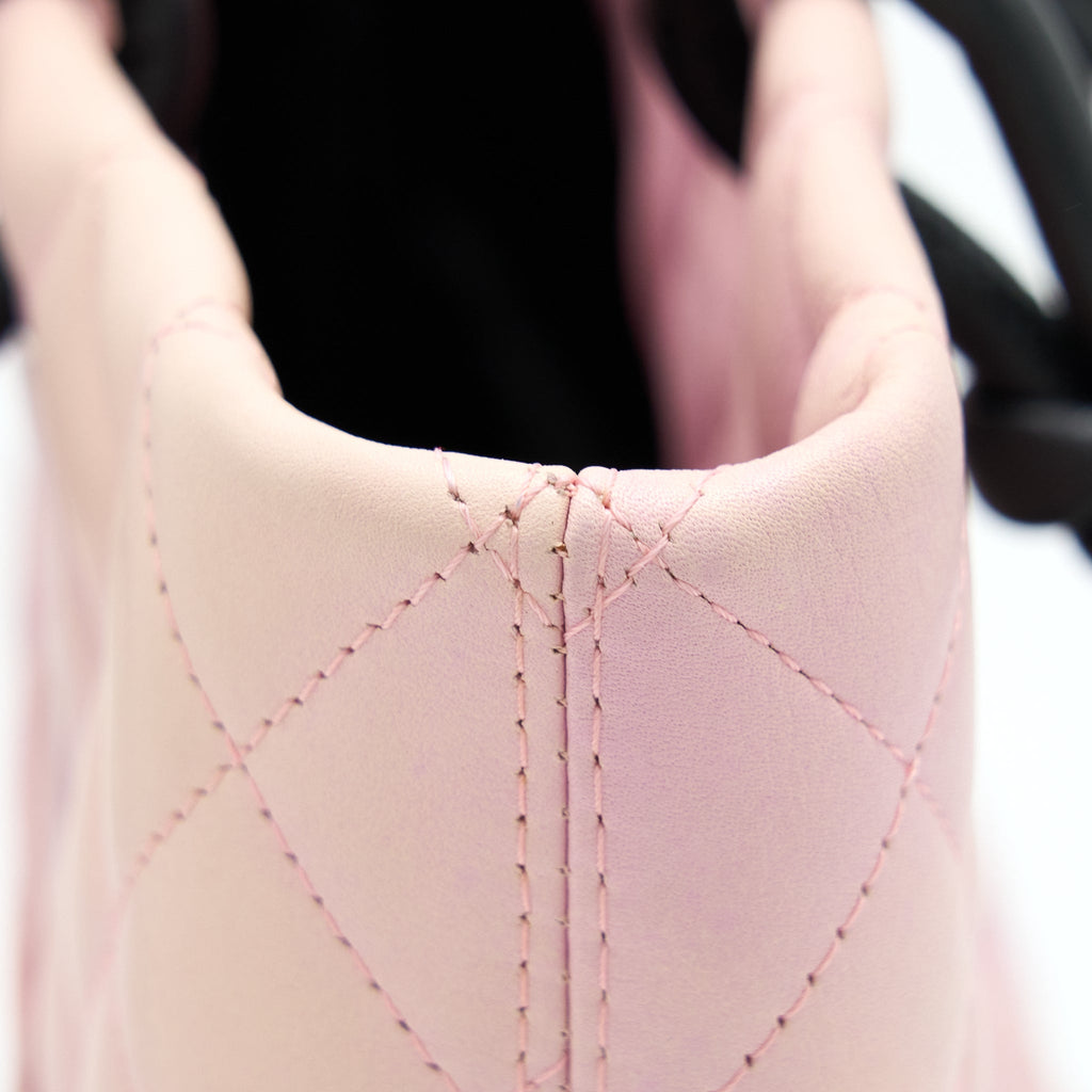 chanel-vintage-camnon-tote-pink-black-shw