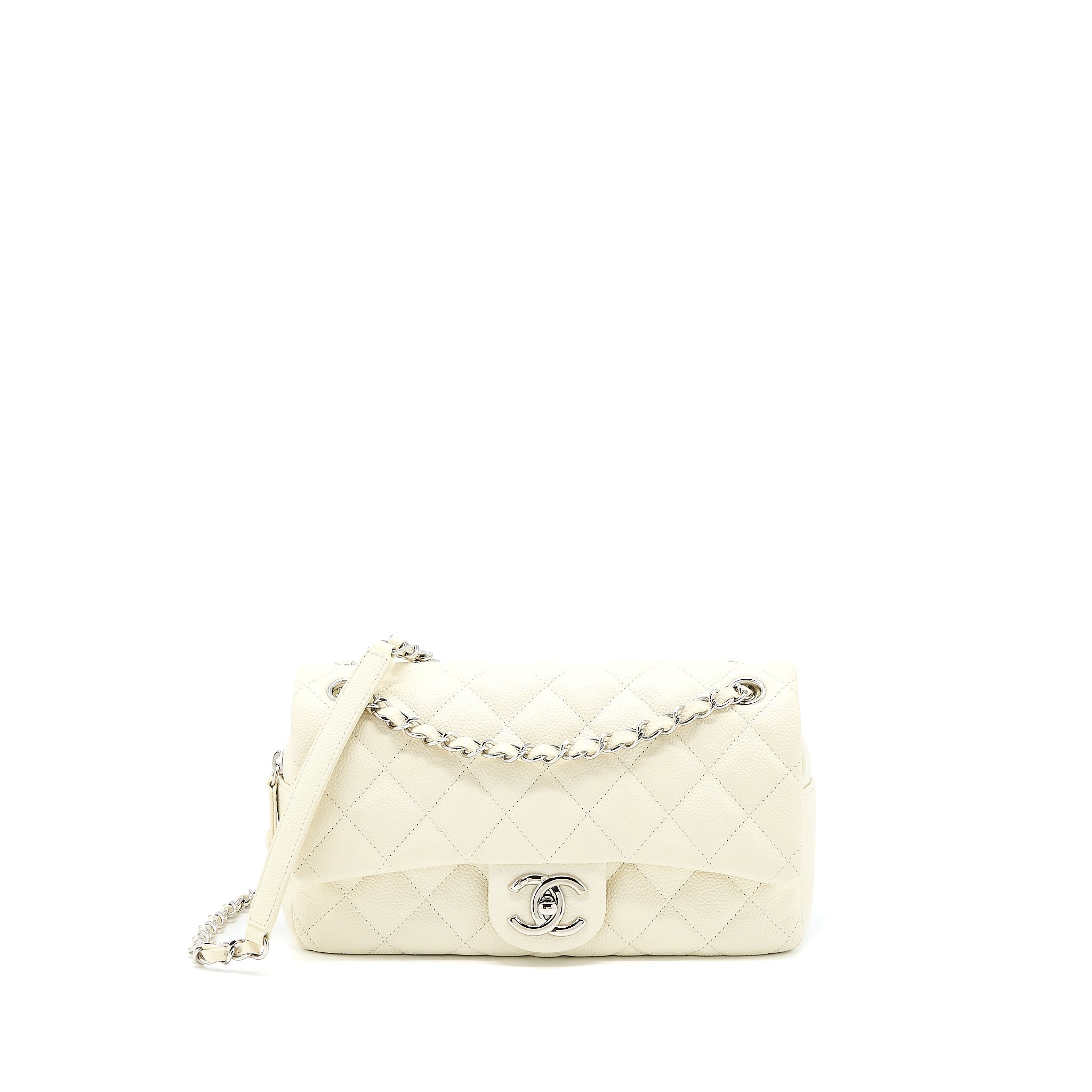 chanel-quilted-flap-bag-caviar-white-shw