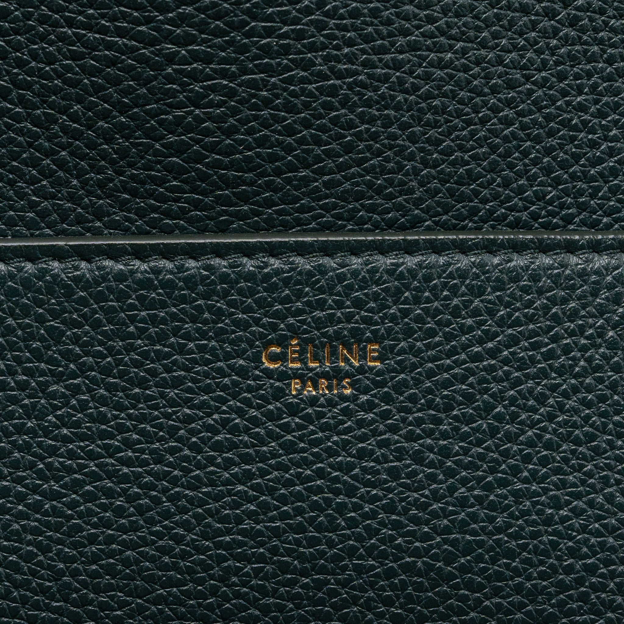celine-sangle-bucket-bag-calfskin-dark-green-ghw-1