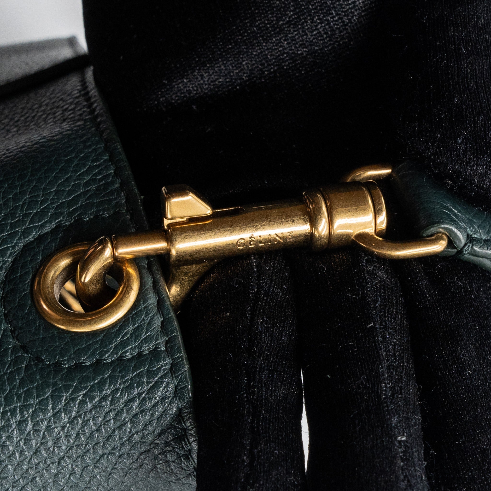 celine-sangle-bucket-bag-calfskin-dark-green-ghw-1