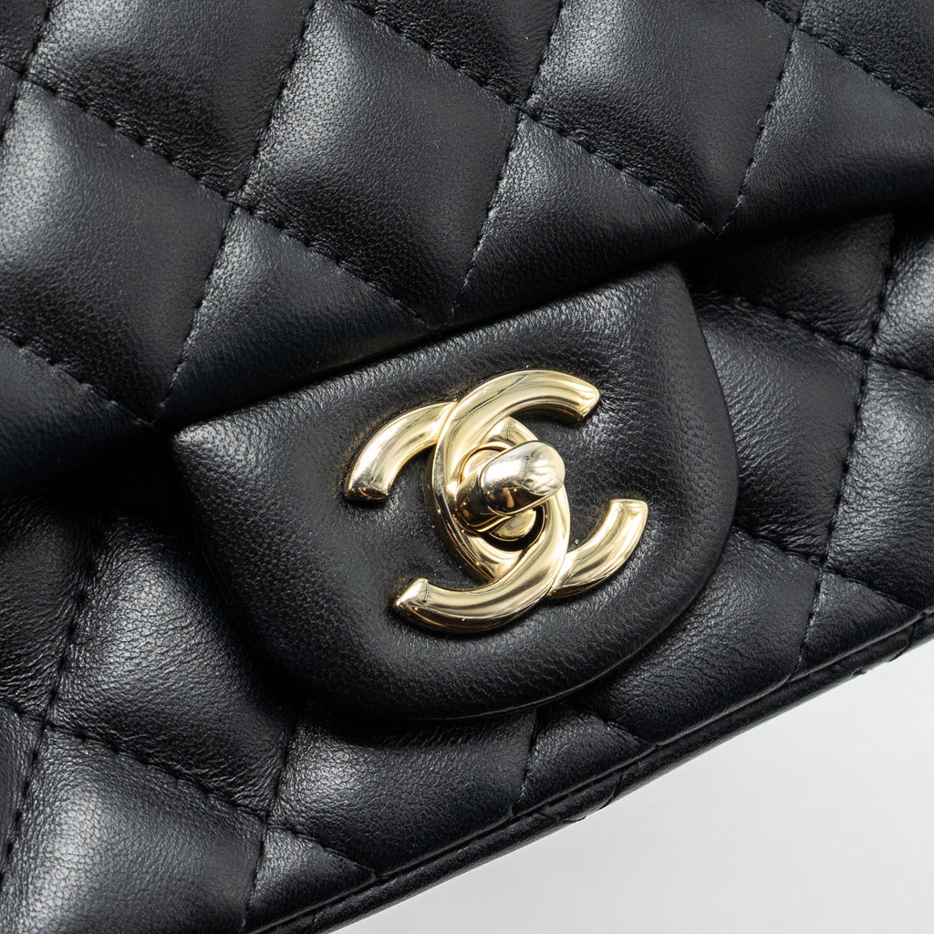 chanel-mini-square-flap-bag-lambskin-black-lghw-microchip-9