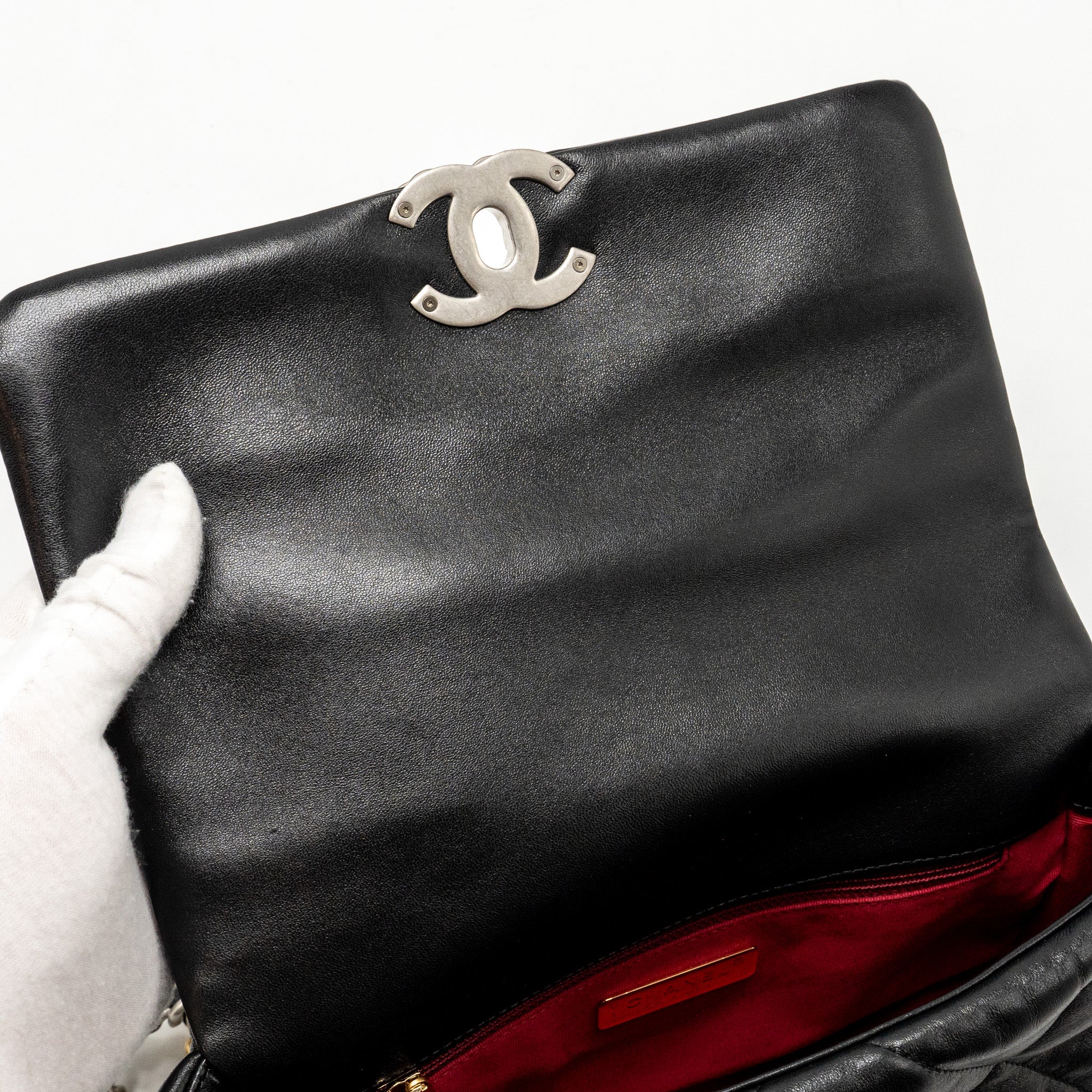 chanel-small-19-bag-lambskin-black-multicolour-hardware-microchip-7