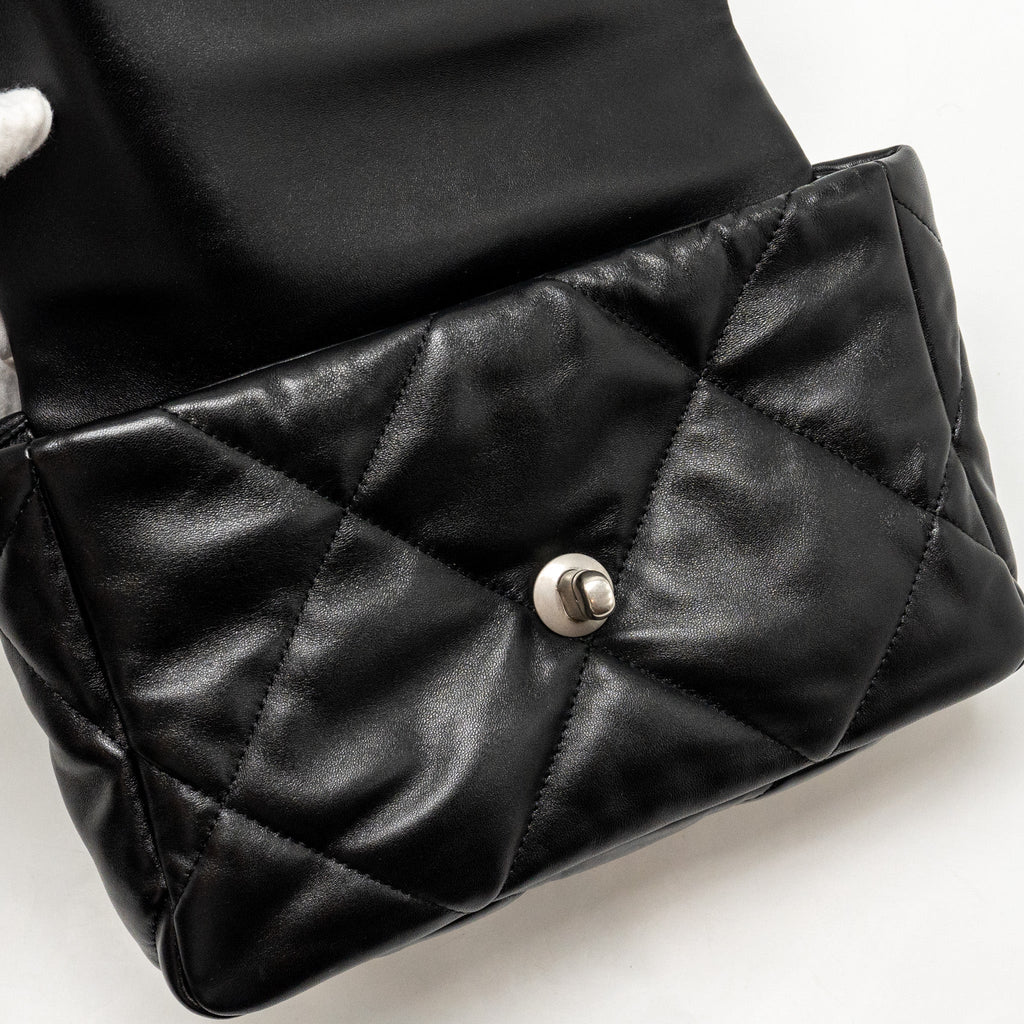 chanel-small-19-bag-lambskin-black-multicolour-hardware-microchip-7